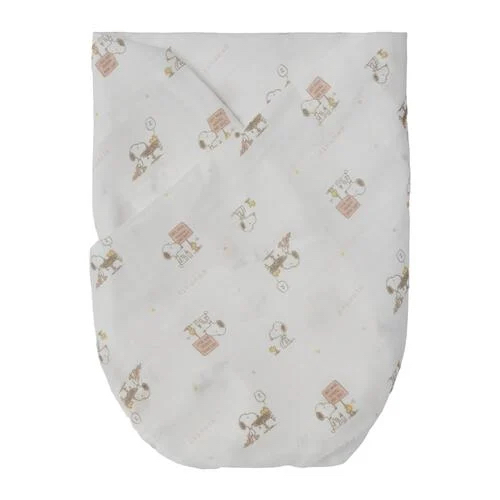 🇯🇵預訂 日本直送🇯🇵Snoopy史努比滿印純棉雙層棉紗包巾襁褓