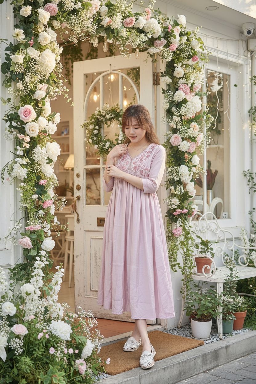 2028 Pink X Purple Simple Rose Emb OP 47" 