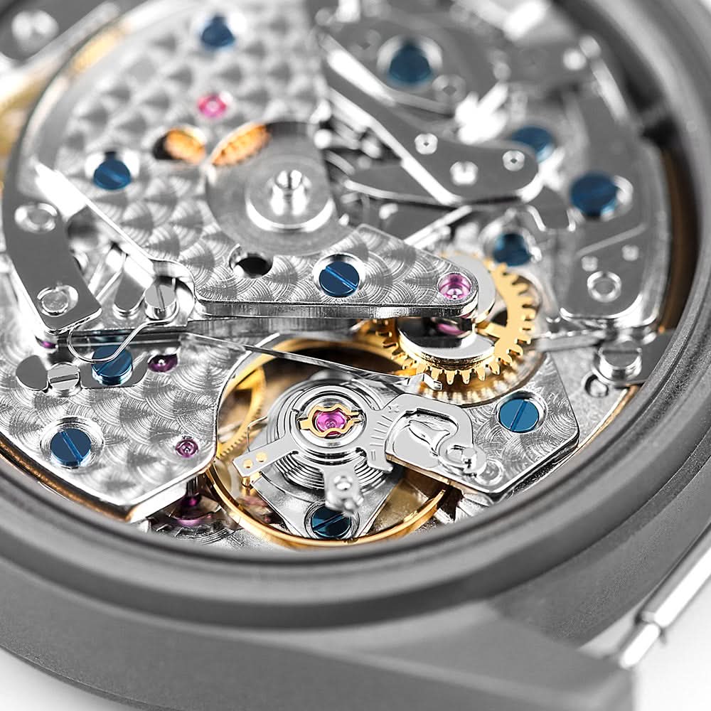 Boderry Landmaster Titanium Chronograph Automatic -  BD-A18T-07B Ice Blue 