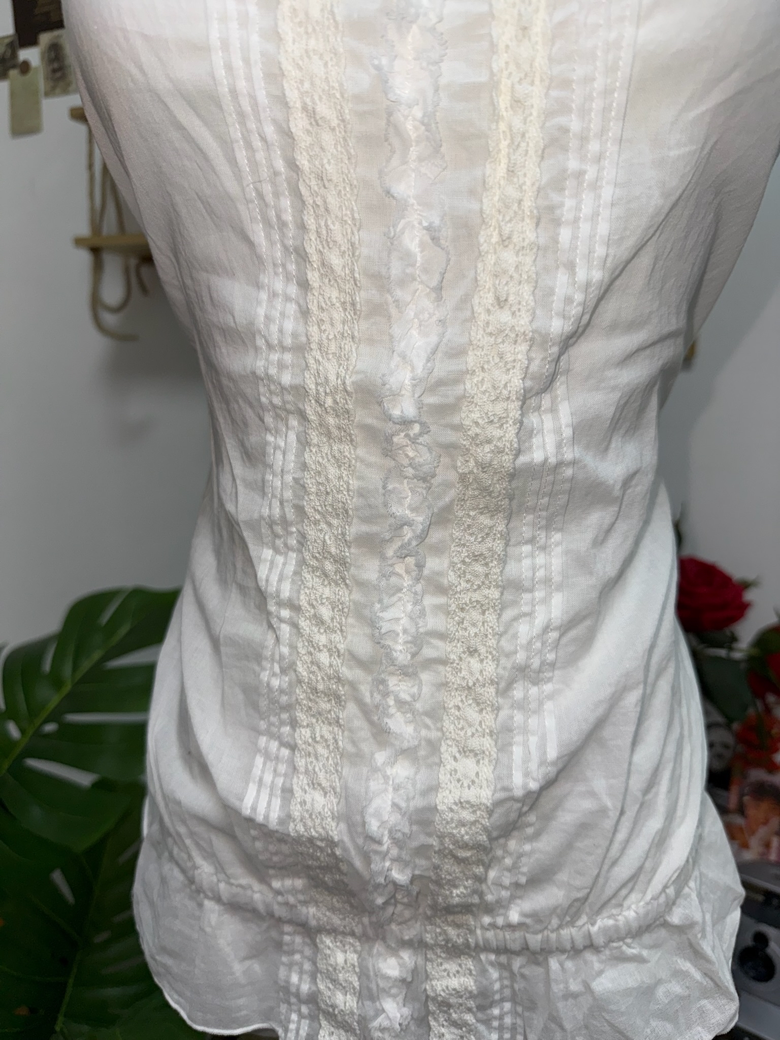 Victorian Style Lace Long-Sleeved Top Twin Set
