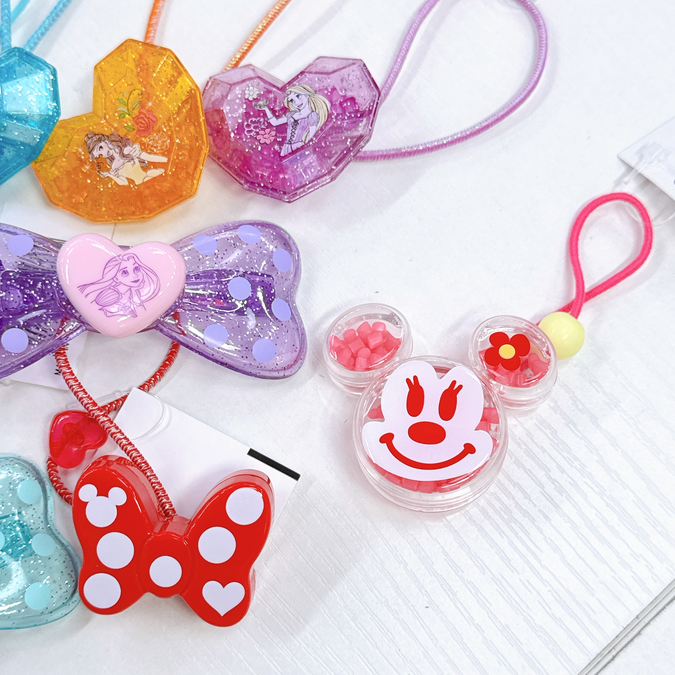 日本直送東京迪士尼公主/marie/米妮橡筋 ⼃