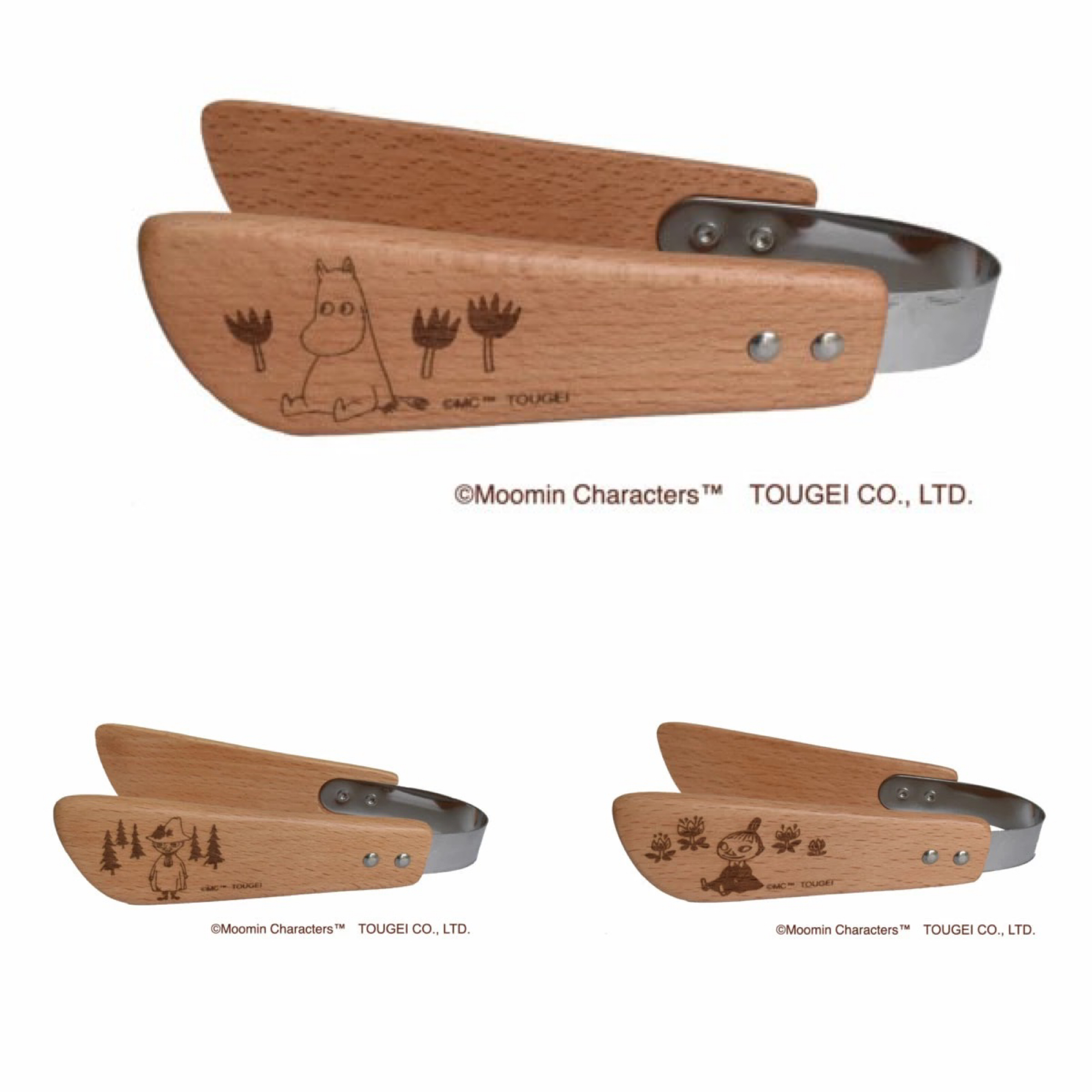 📦訂購 日本代購 姆明 MOOMIN 木質餐具夾