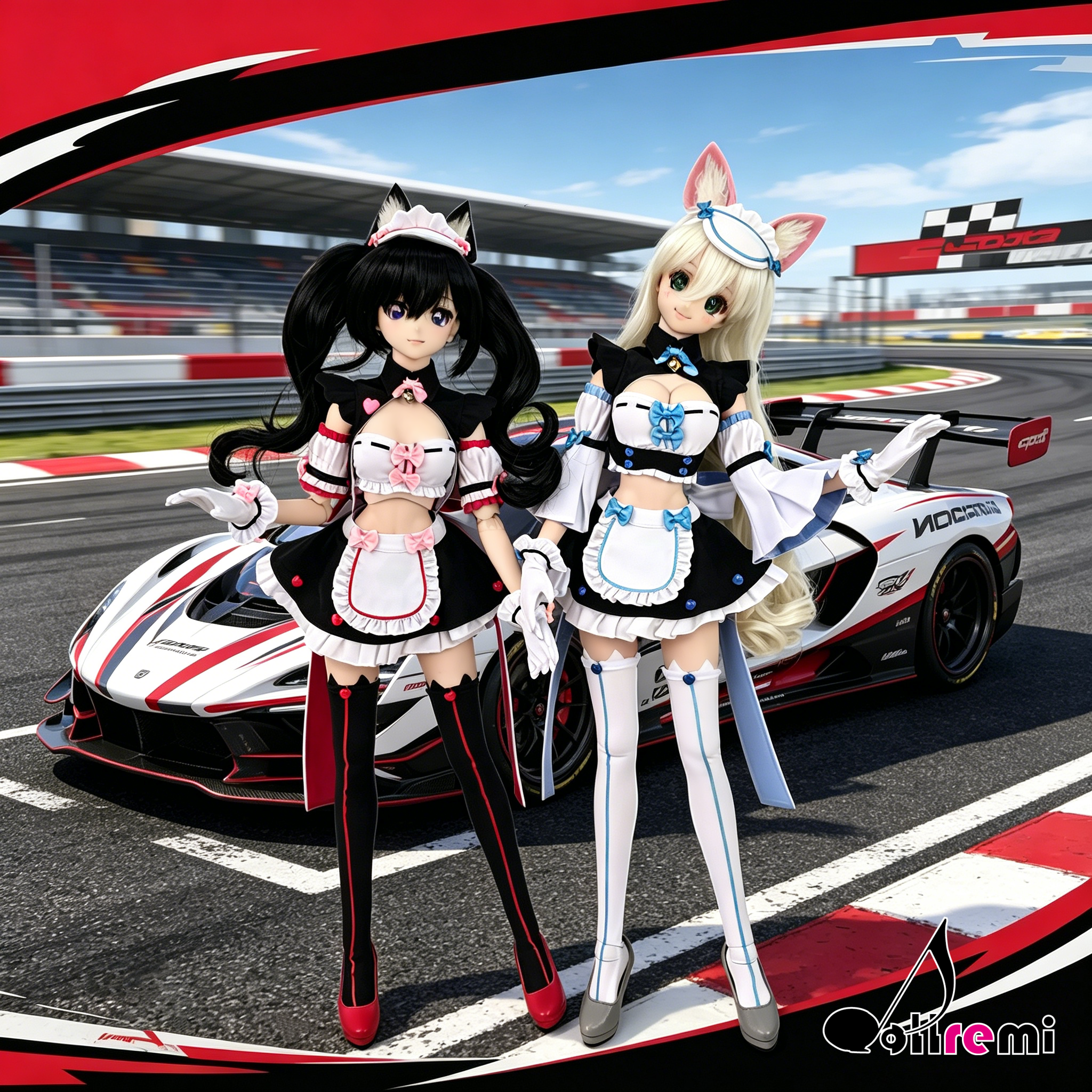 【dollremi】(DD0714) COS NEKOPARA Vol.1 Soleil opened! Chocolate Racing Girl Ver. 巧克力 賽車女郎 ver.