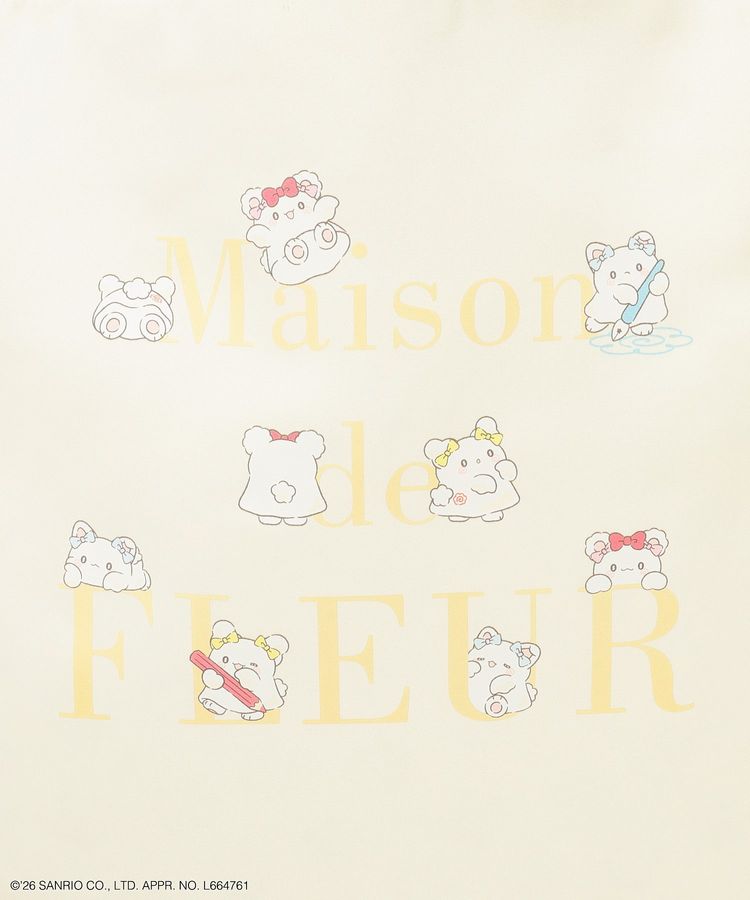🎀【預訂】Hanamaruobake x Maison de FLEUR Tote Bag W