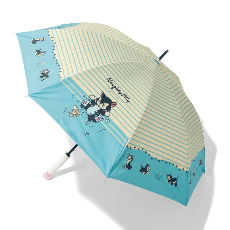  🎀【預訂】Disney 肉球柄防UV傘 - Figaro