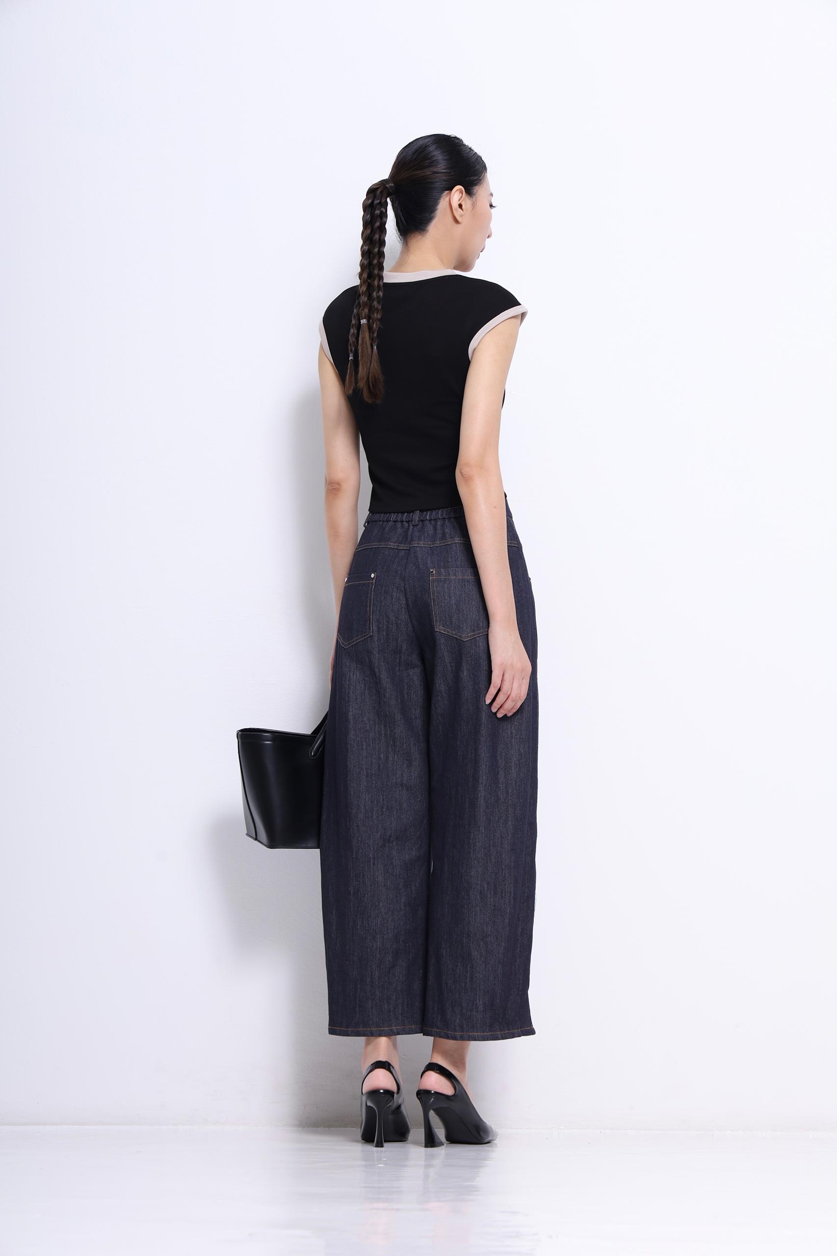 CP1635 DENIM KNIFE-EDGE CUT PANT