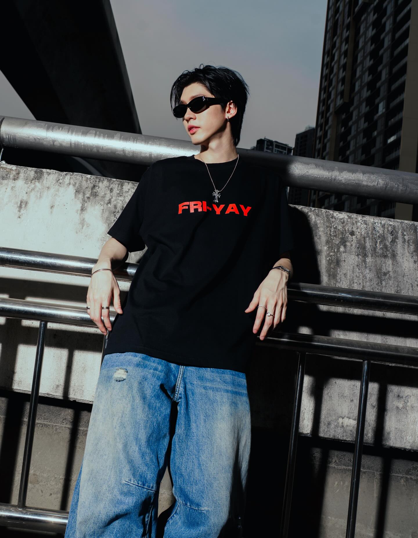 泰國搶購 | FRI-YAY - Sorry, No Ctrl+Z_Black T-Shirt