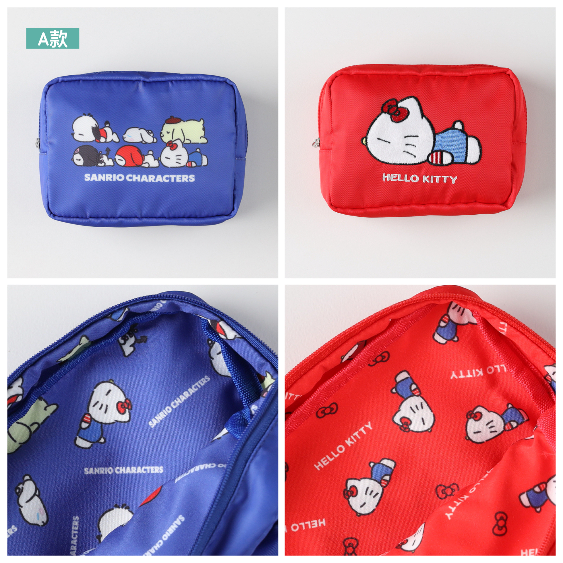 日本預訂📍日本Sanrio x Right On得意訓覺樣系列 - 拉鏈袋