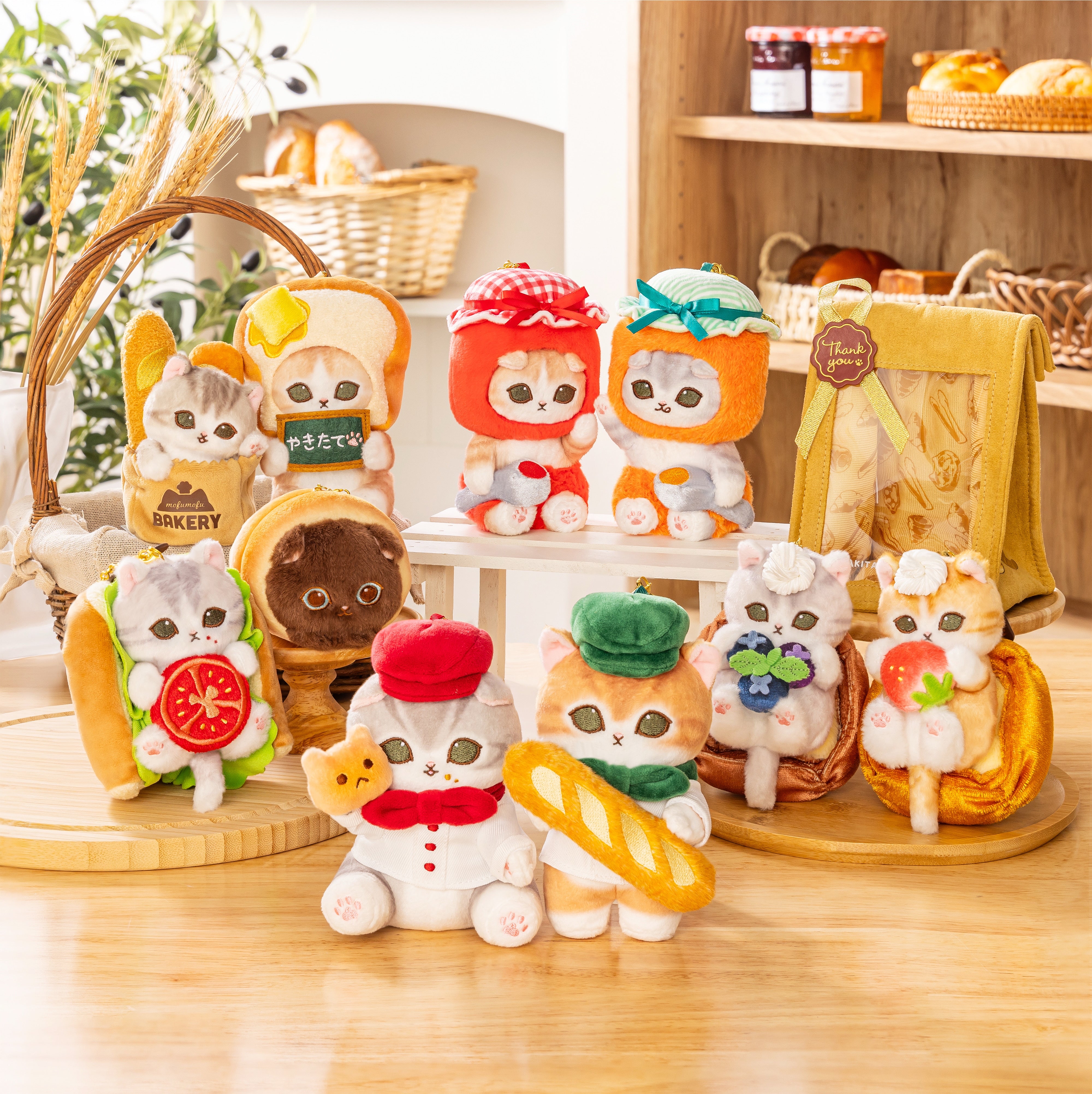 🎀【預訂】 mofusand BAKERY 公仔 - 麵包袋