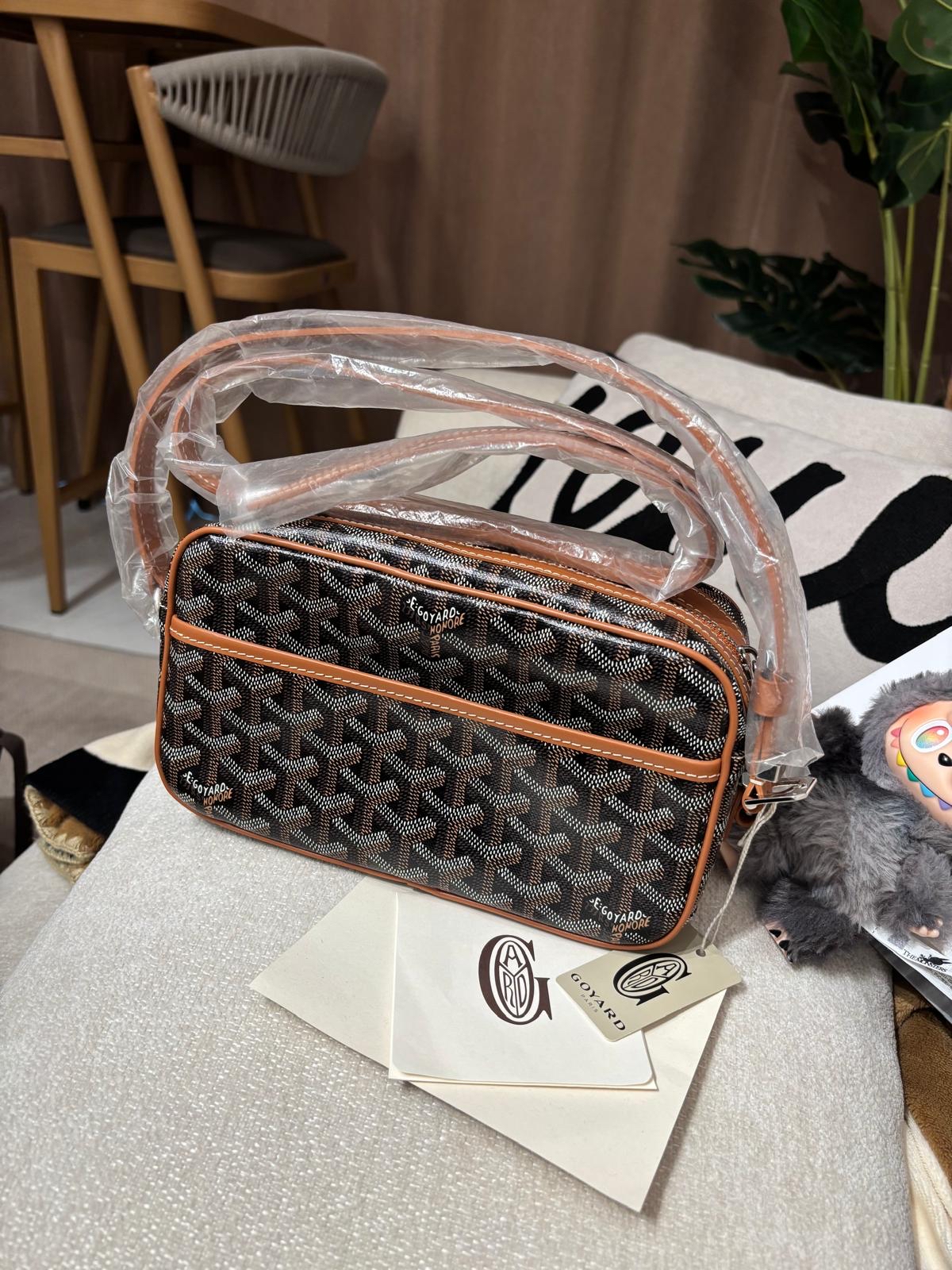 全新 Goyard cap vert pm bag tan 焦糖黑100%Authentic ,100%new 全新 ✅dust bag✅tap booklet 