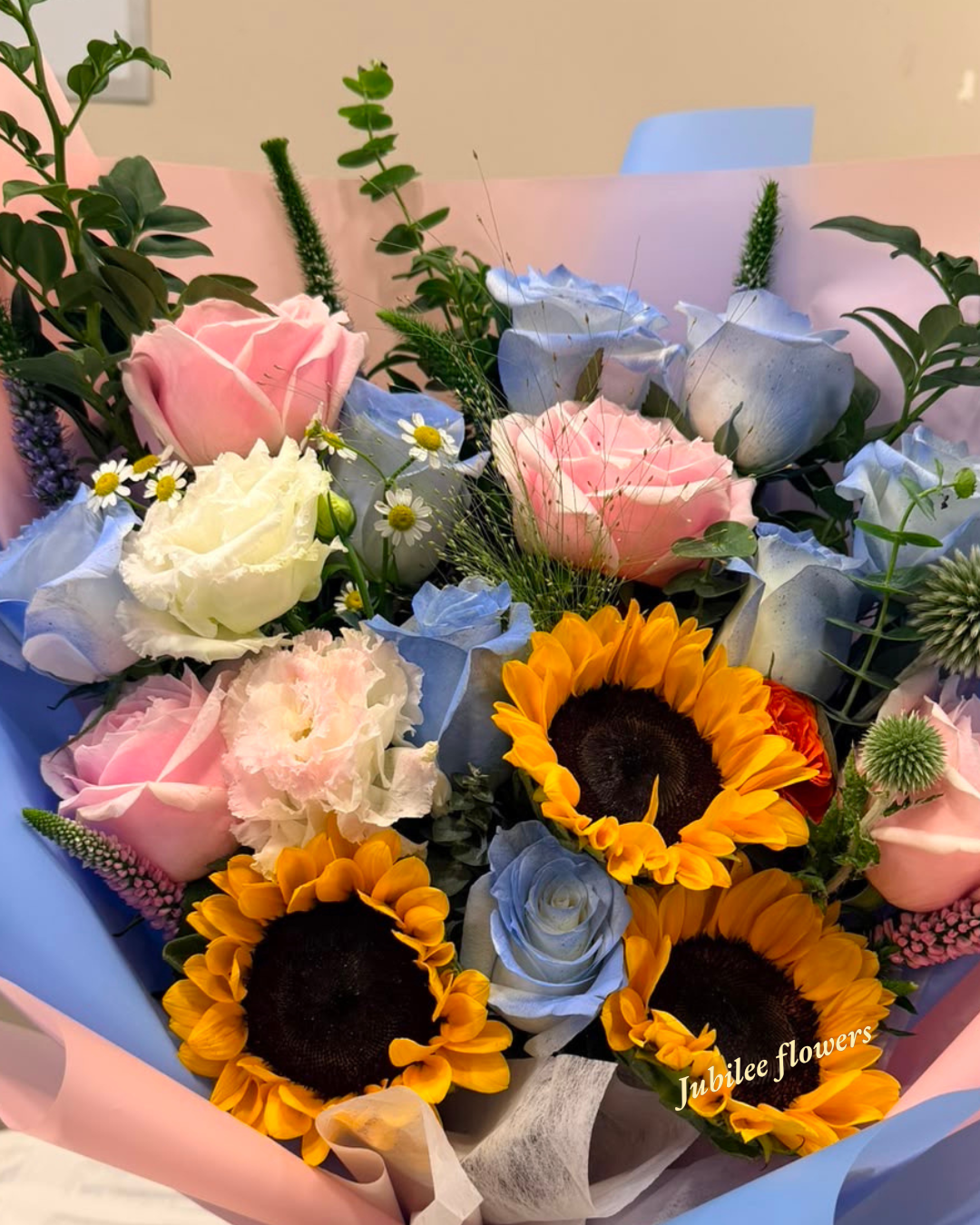 🌻向日葵 · 粉玫瑰花束
