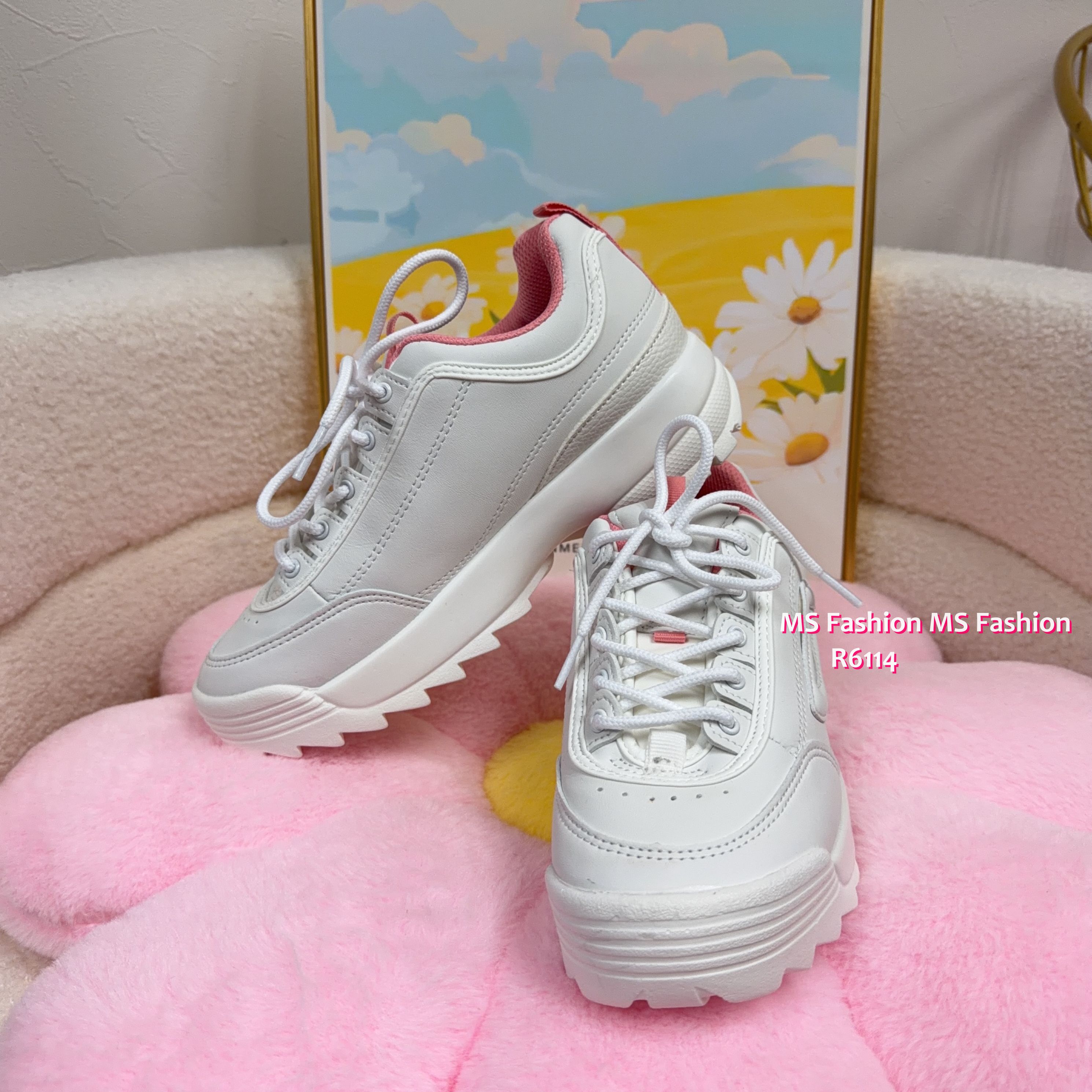 R6114 韓國🇰🇷厚底靚色sneakers