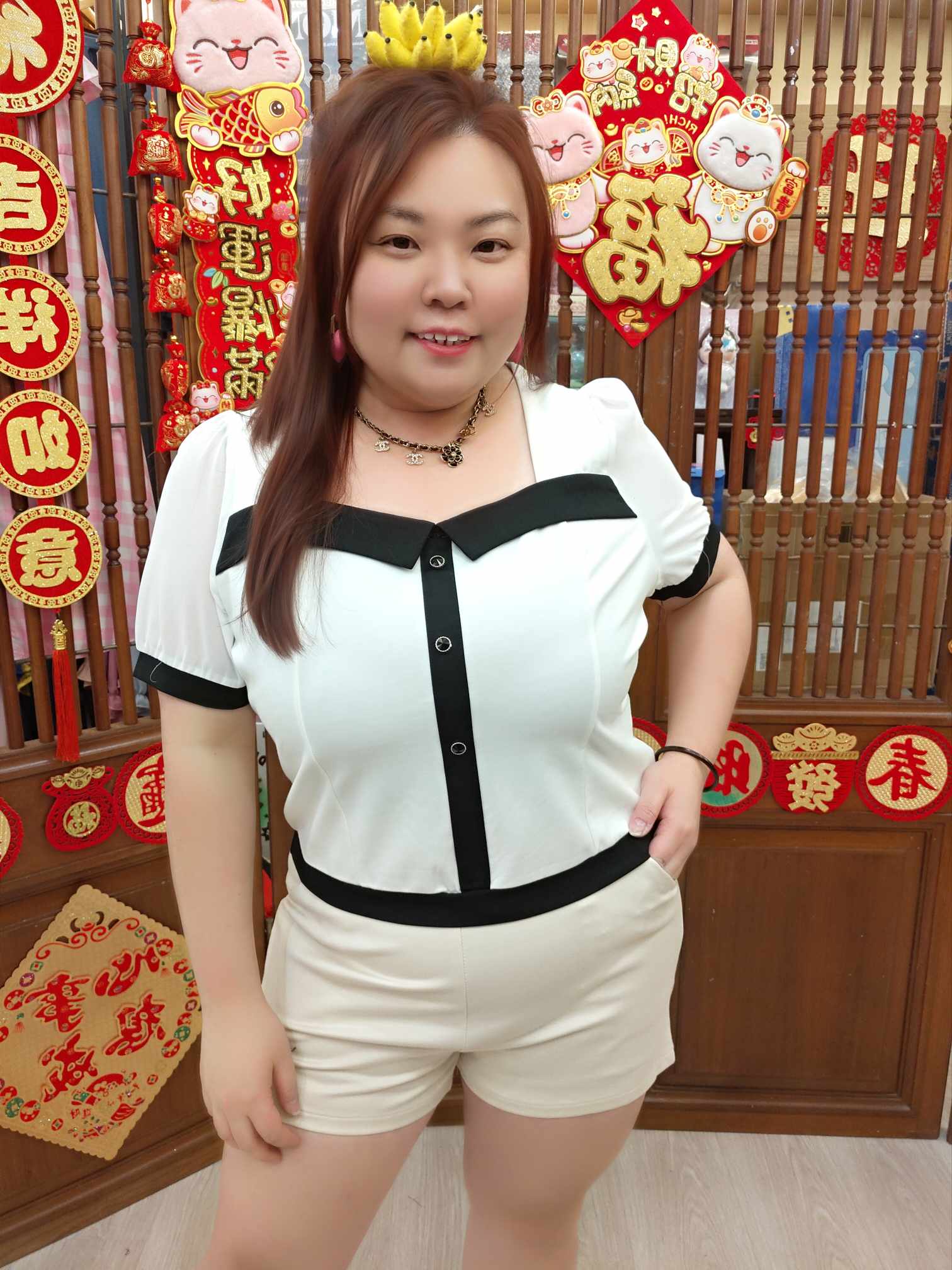 OTD15 TW#3836 四方领设计款上衣