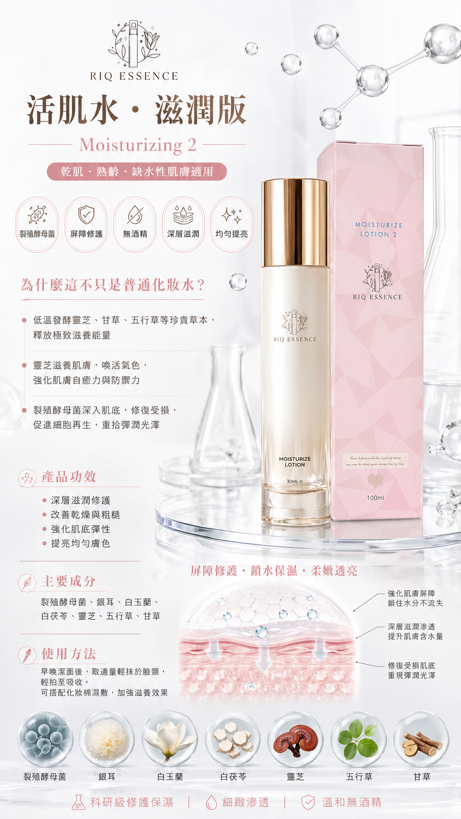 4/5出貨 《活肌水滋潤版 Balancing Face Essence Lotion & Tonifiante》