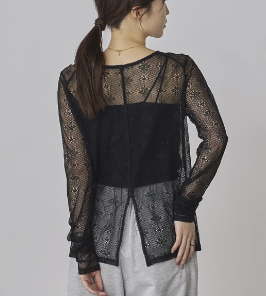 網紗內搭上衣 - 2026 流行穿搭  網紗上衣 春夏時尚穿搭 成人休閒 時尚穿搭 易於配搭 日本直送   #JP-I-260022