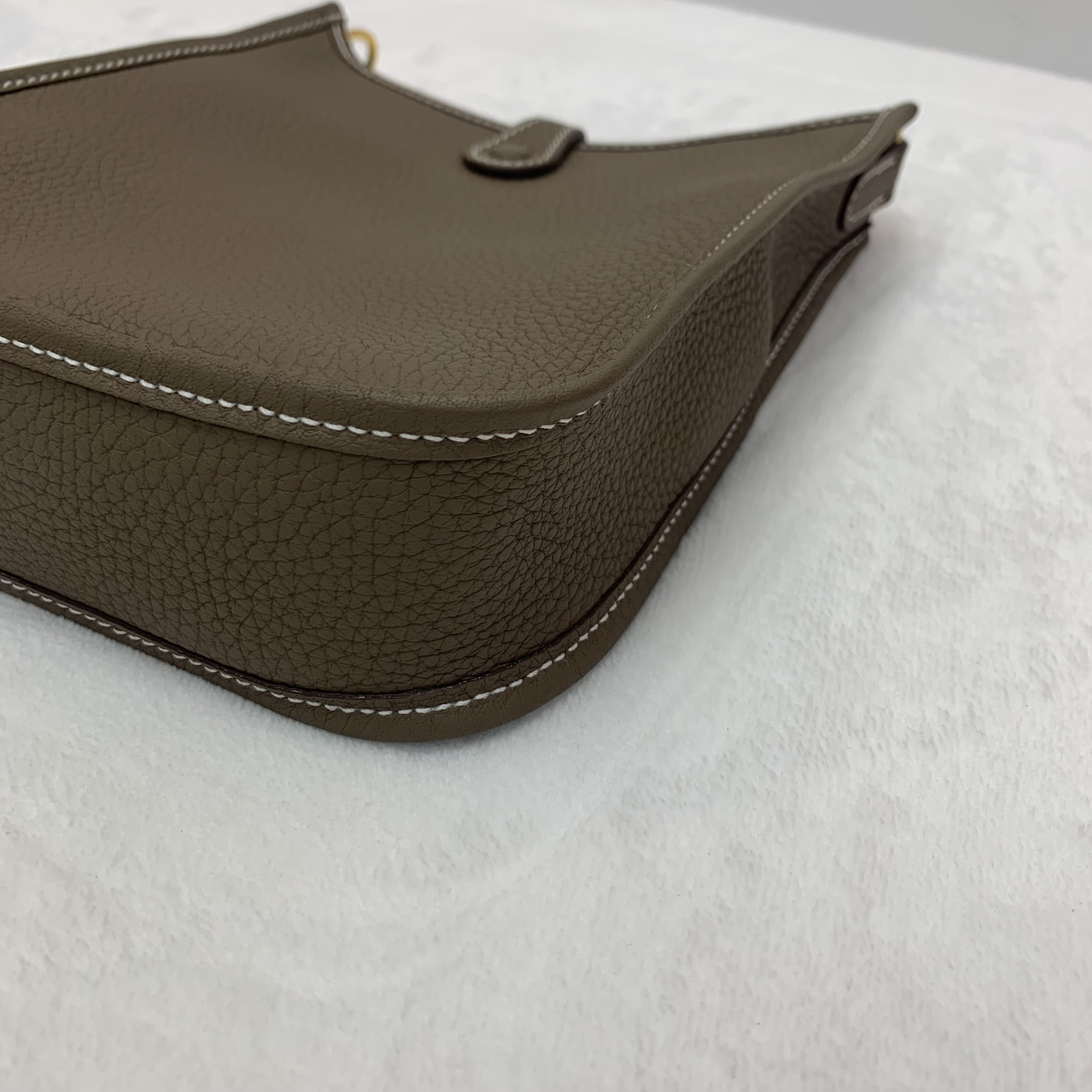 Full set閒置新Hermes Mini Evelyne 大象灰 K刻