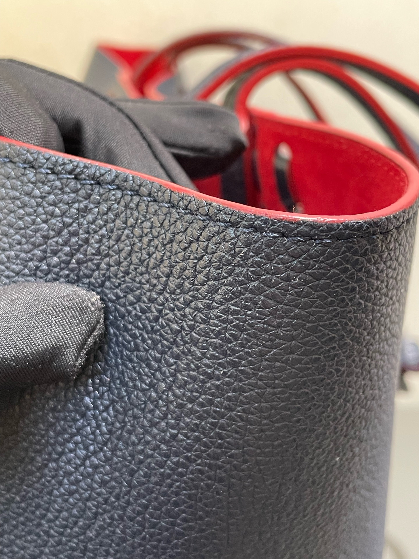 【預訂貨品】LV 限量編織深藍色全皮 Lockme tote 