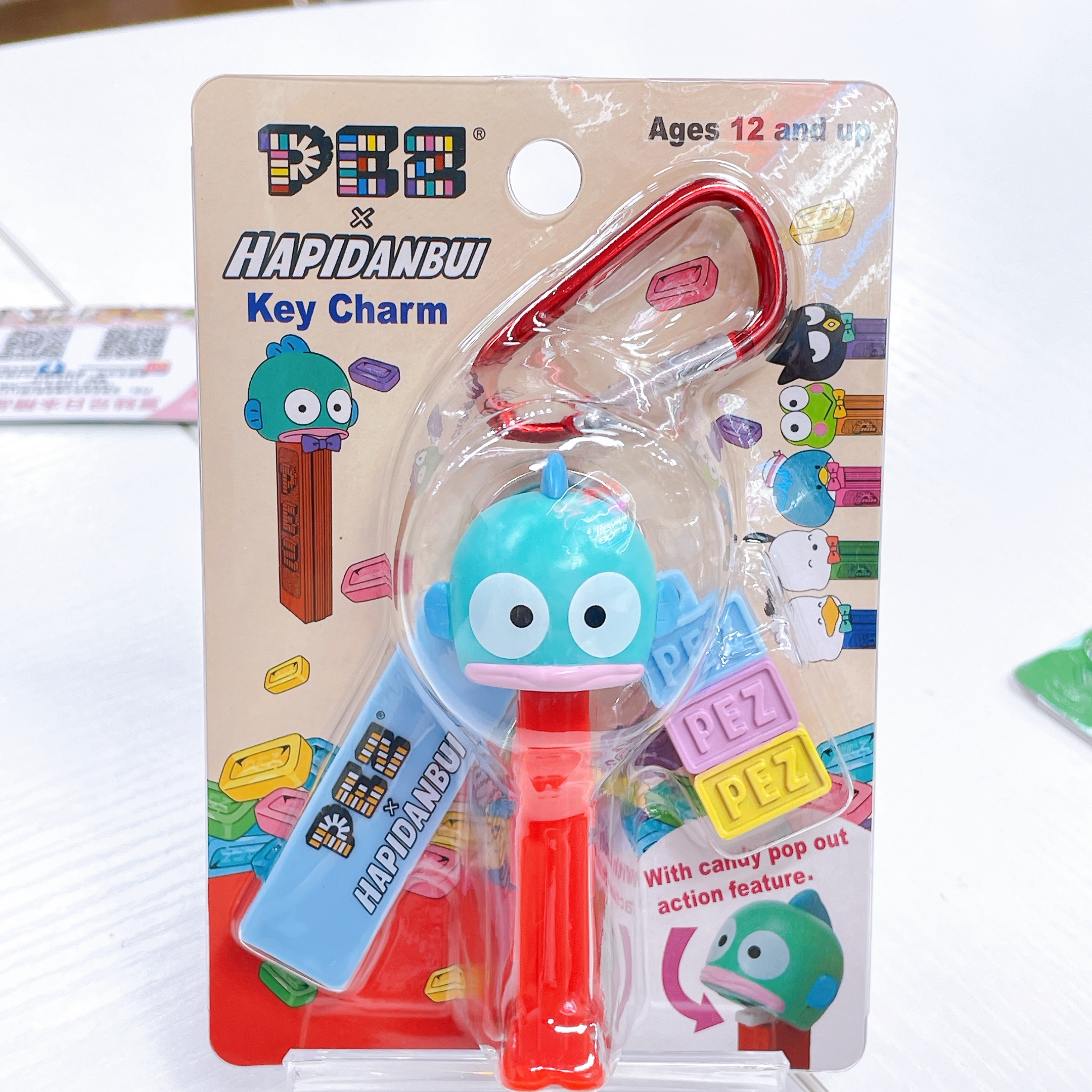 日本直送Sanrio男團 PEZ 合作系列糖果鎖匙扣掛飾（不能食用
