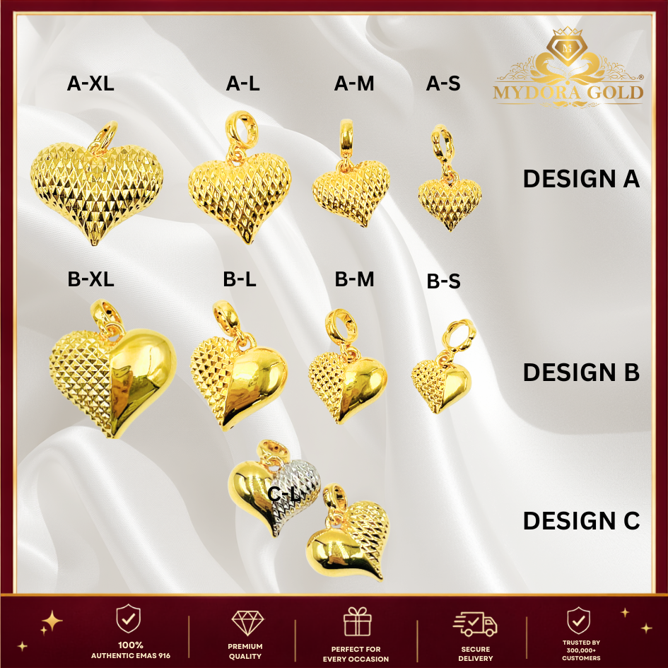 MYDORA Charm Radiant Love Gemuk (5G) l EMAS 916/22K