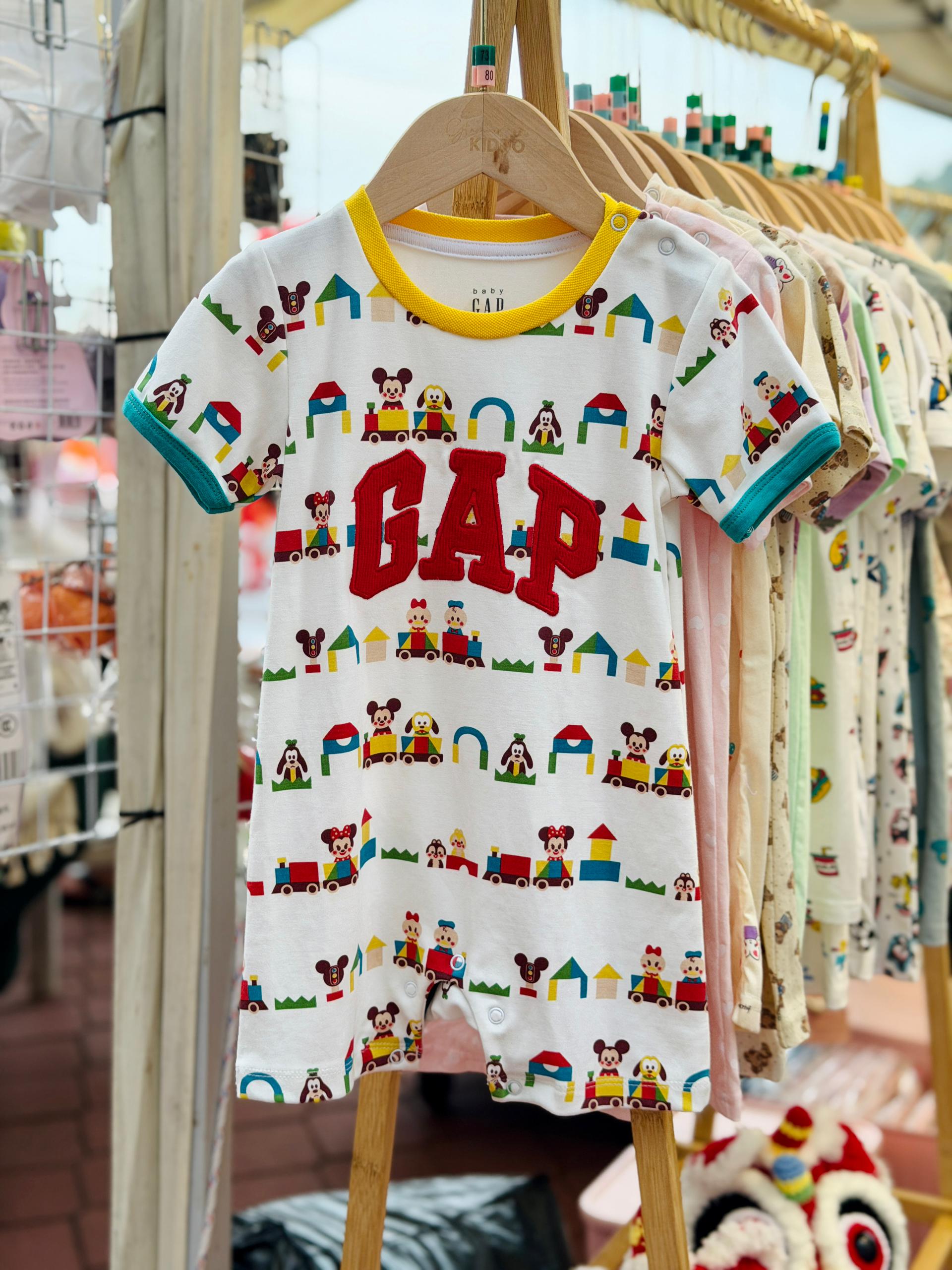 Baby GAP Disney Train Print Romper