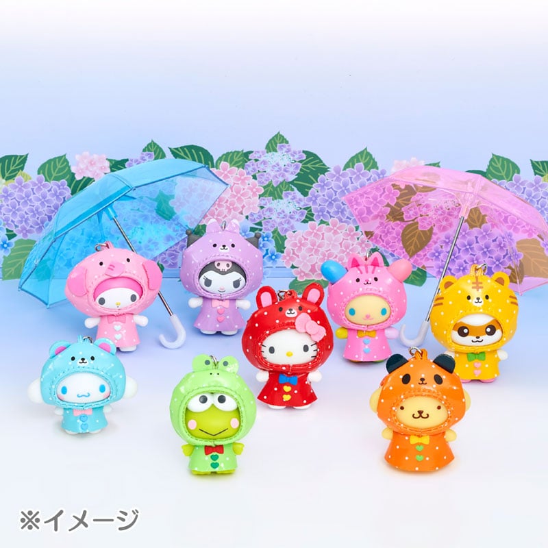 現貨｜Sanrio Characters 雨衣系列 吊飾 公仔 鎖匙扣 (可選款式) 98521-0