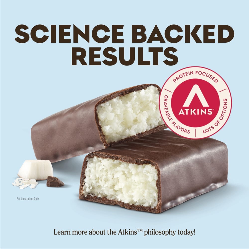 澳洲Costco  Atkins Endulge 巧克力、椰子和焦糖堅果棒 740克 20條裝