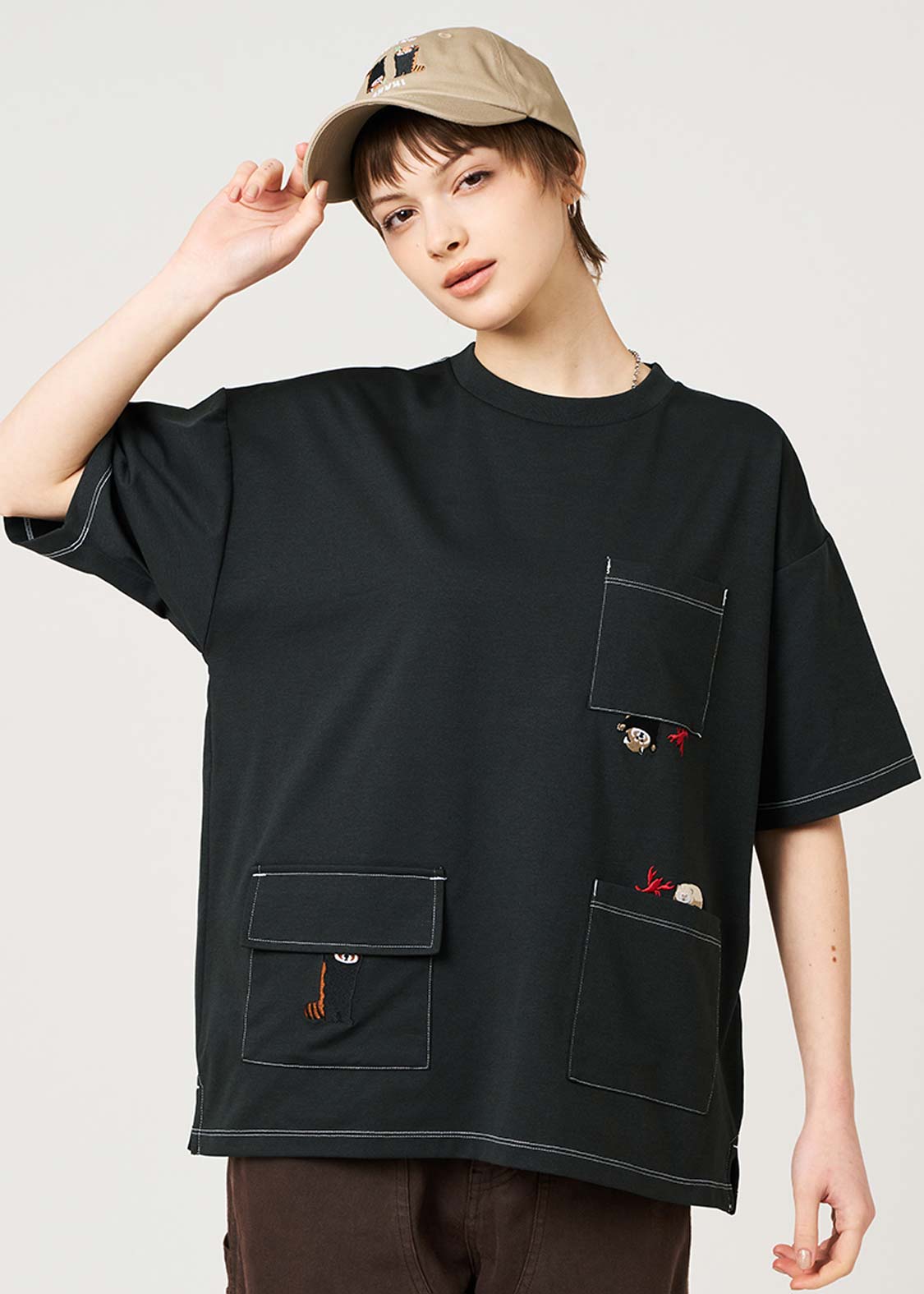 📦訂購 日本限定 graniph IKAKU Red Panda 小熊貓 T-SHIRT T恤