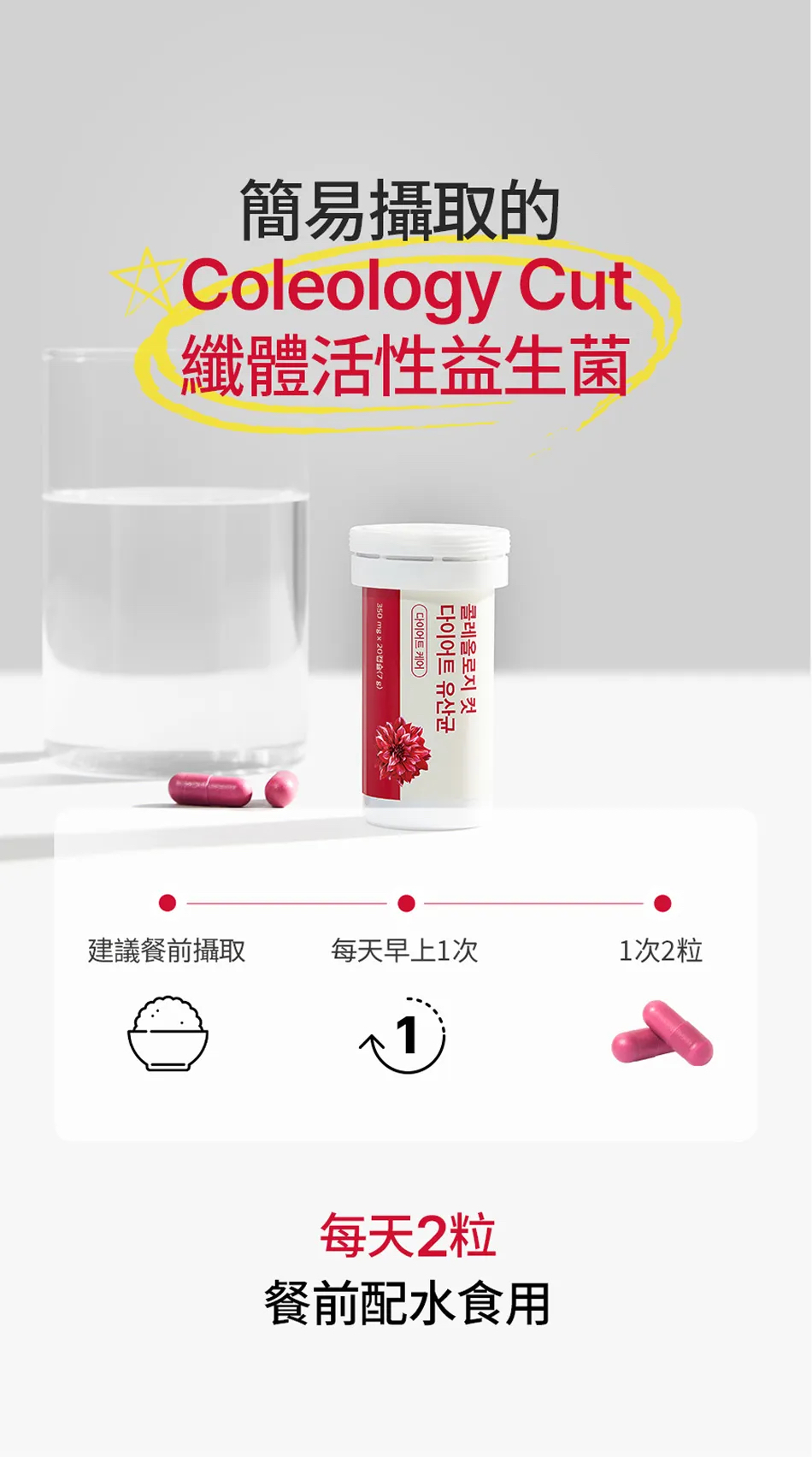 FOODOLOGY 纖體活性益生菌 Coleology Cut Diet Probiotics  (20粒/10天)
