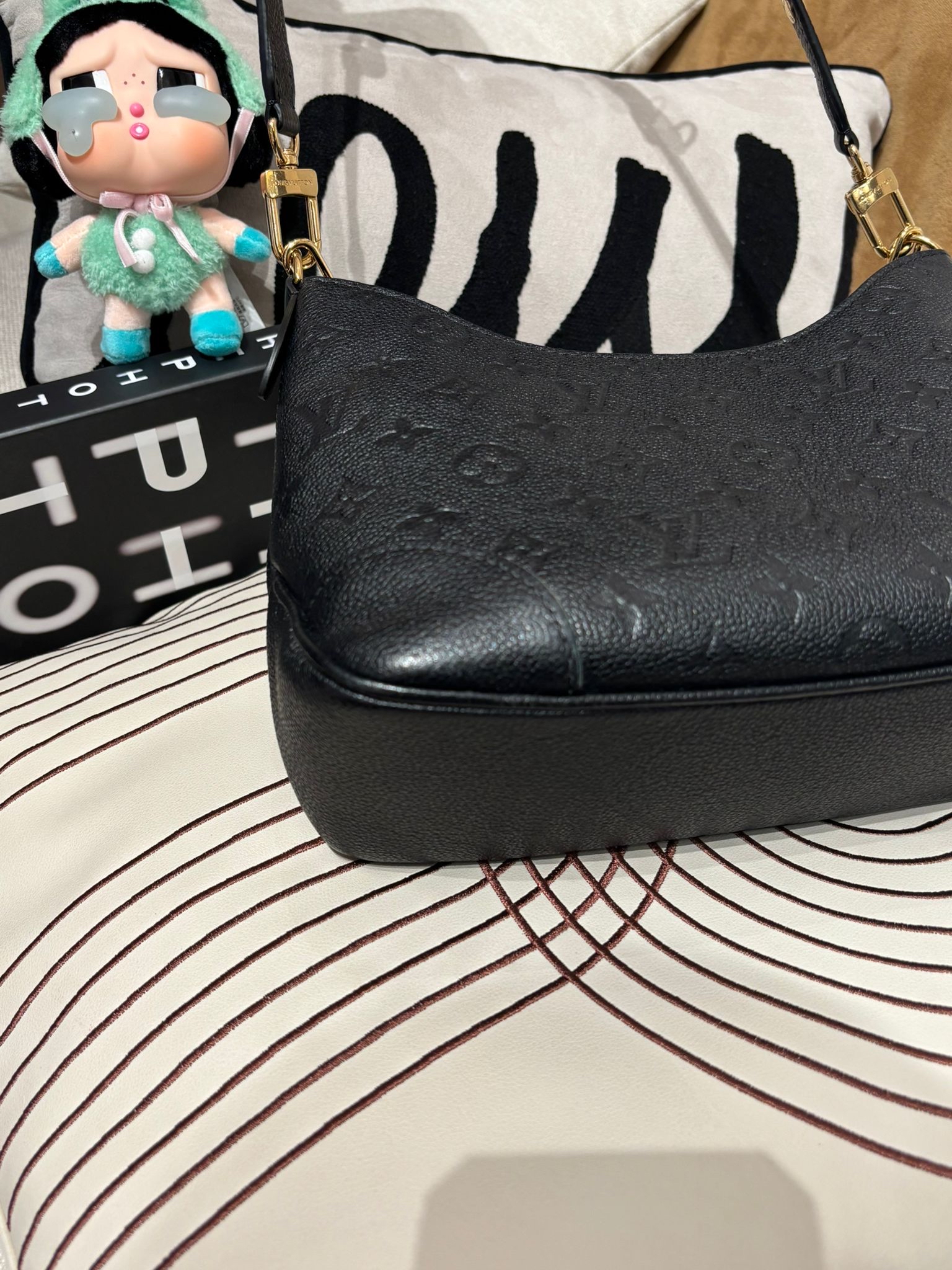 LV Boulogne PM M12930 黑色牛皮100%Authentic, 95%New ✅NFC ✅Strap✅Dust bag