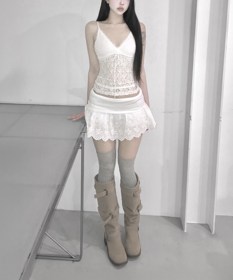 Sheer Floral Lace Cami