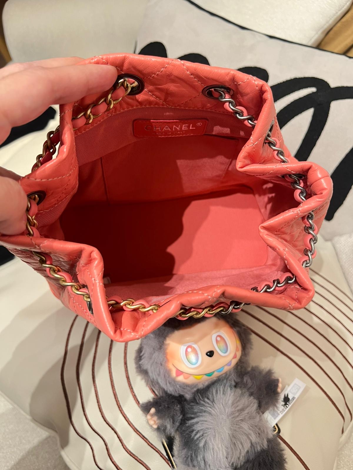 Chanel Gabrielle backpack small 100%Authentic ,95%new ✅CARD✅dust bag