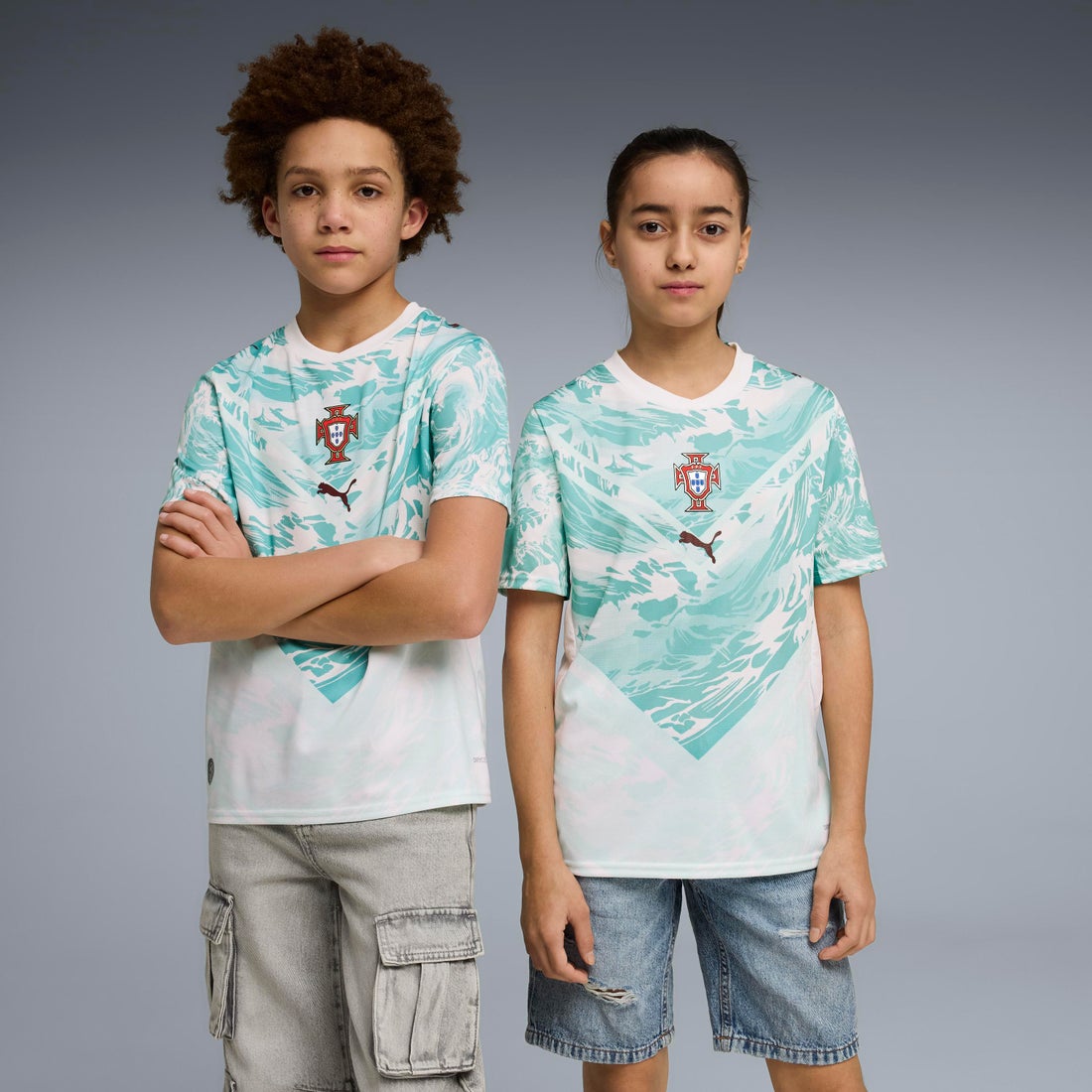 英雄的深海盔甲🌊 Puma Portugal 葡萄牙 2026-27 作客童裝球迷版球衣 (可加印字章) 783291