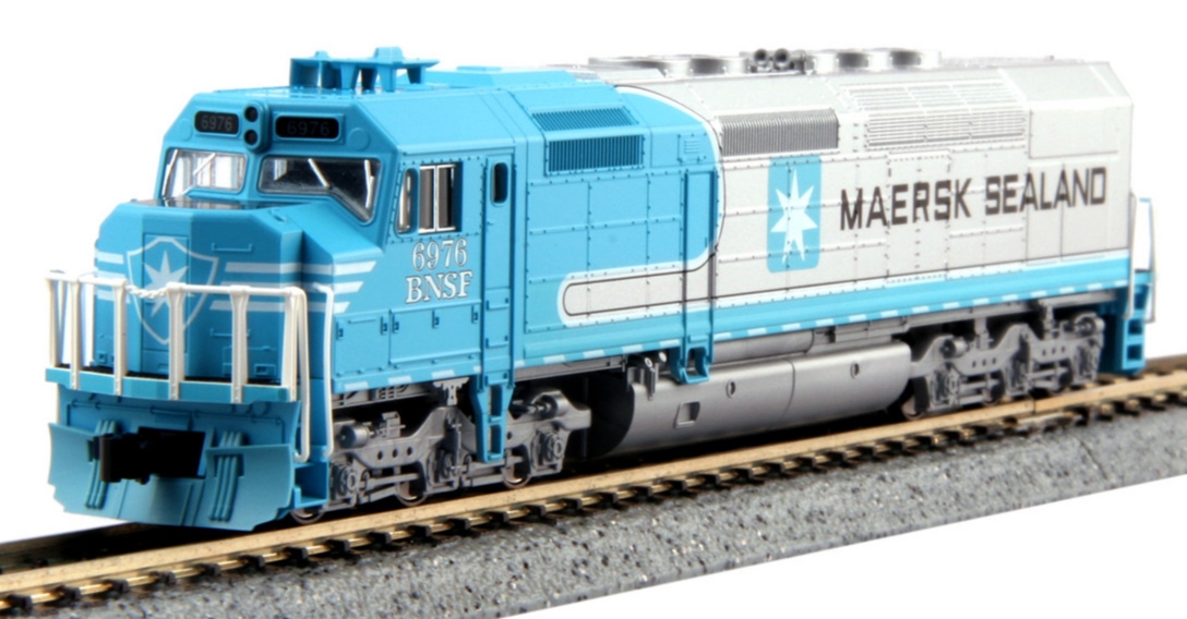 Kato SD40F Maersk N BN北美機車