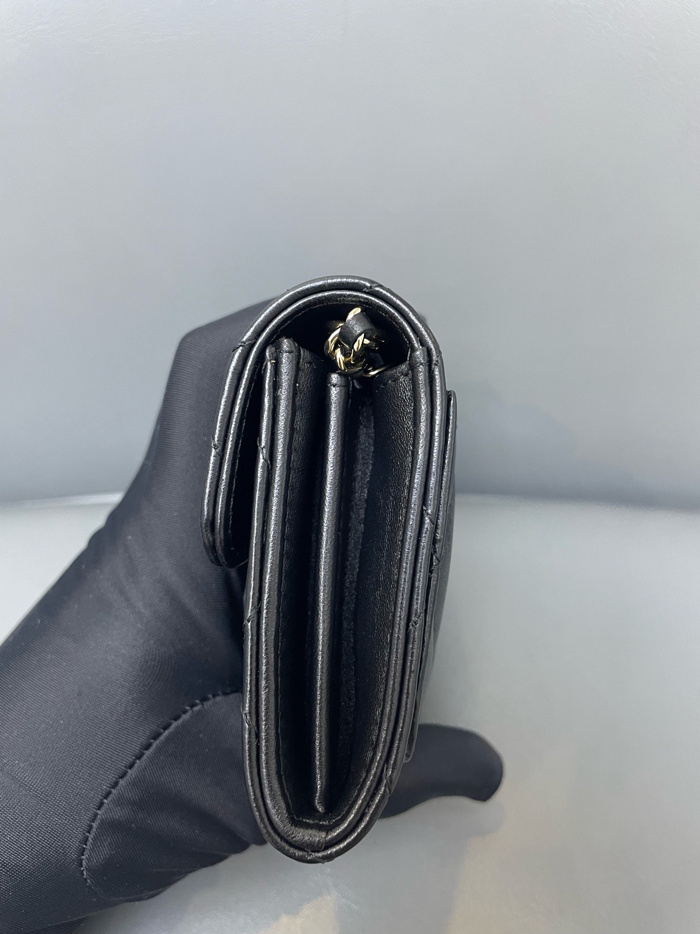 【預訂貨品】Chanel 黑金 小羊皮 woc