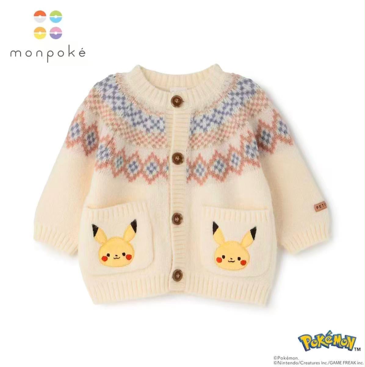 預訂款～#1031 🇯🇵日單 Pokémon 系列冷衫(2件以上減$10）