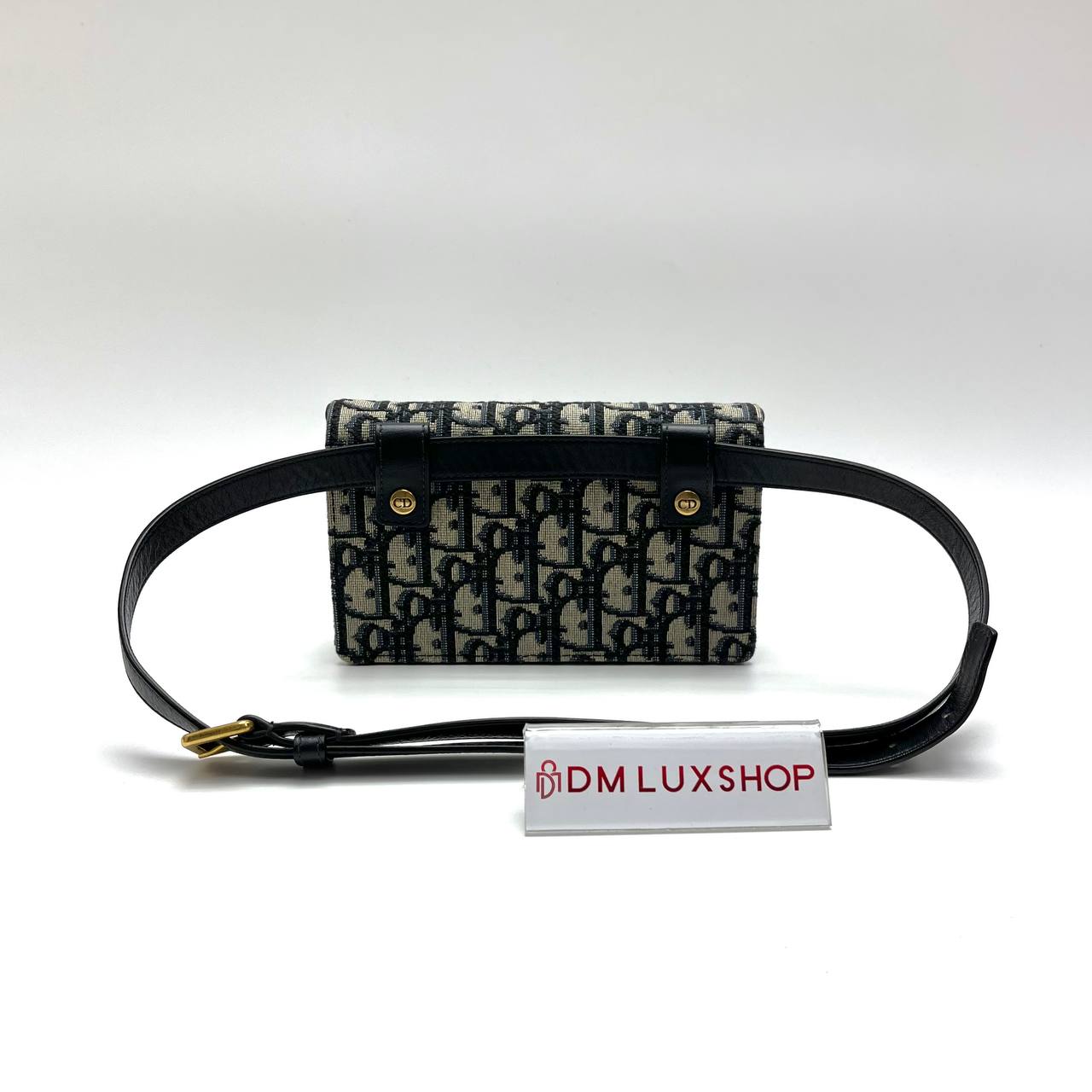 Dior Oblique Saddle Belt Pouch with Strap