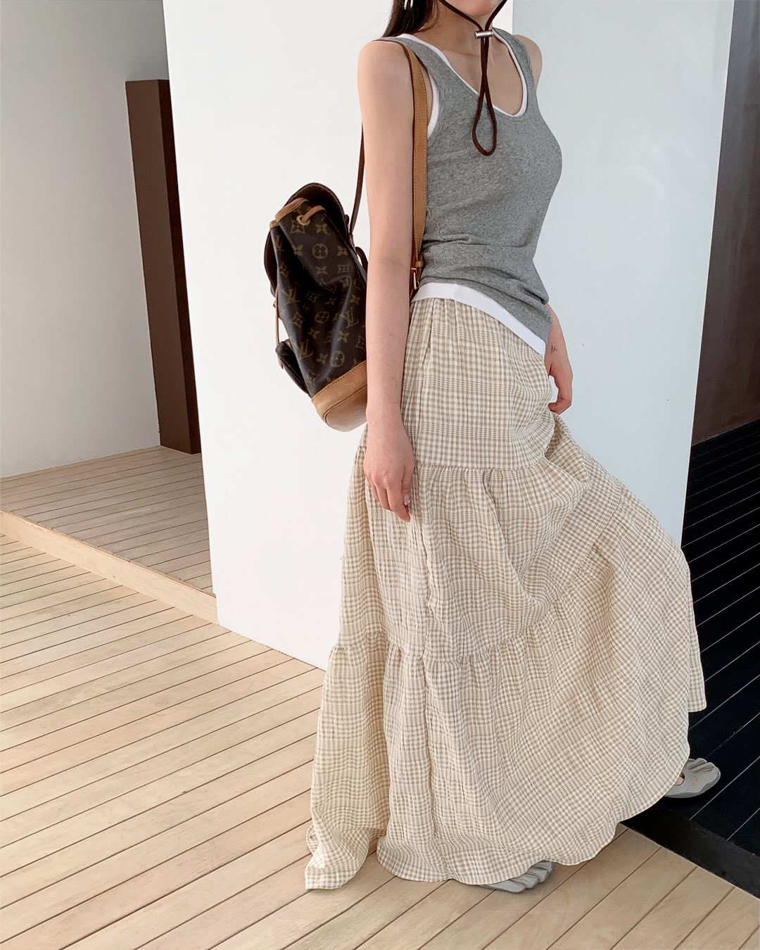 東大門女裝 | Check skirt