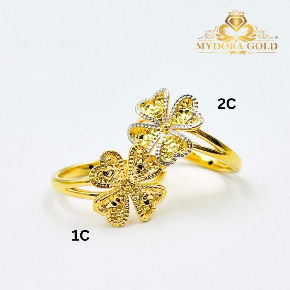 MYDORA Cincin Lucky Four In Love (5G) l EMAS 916/22K
