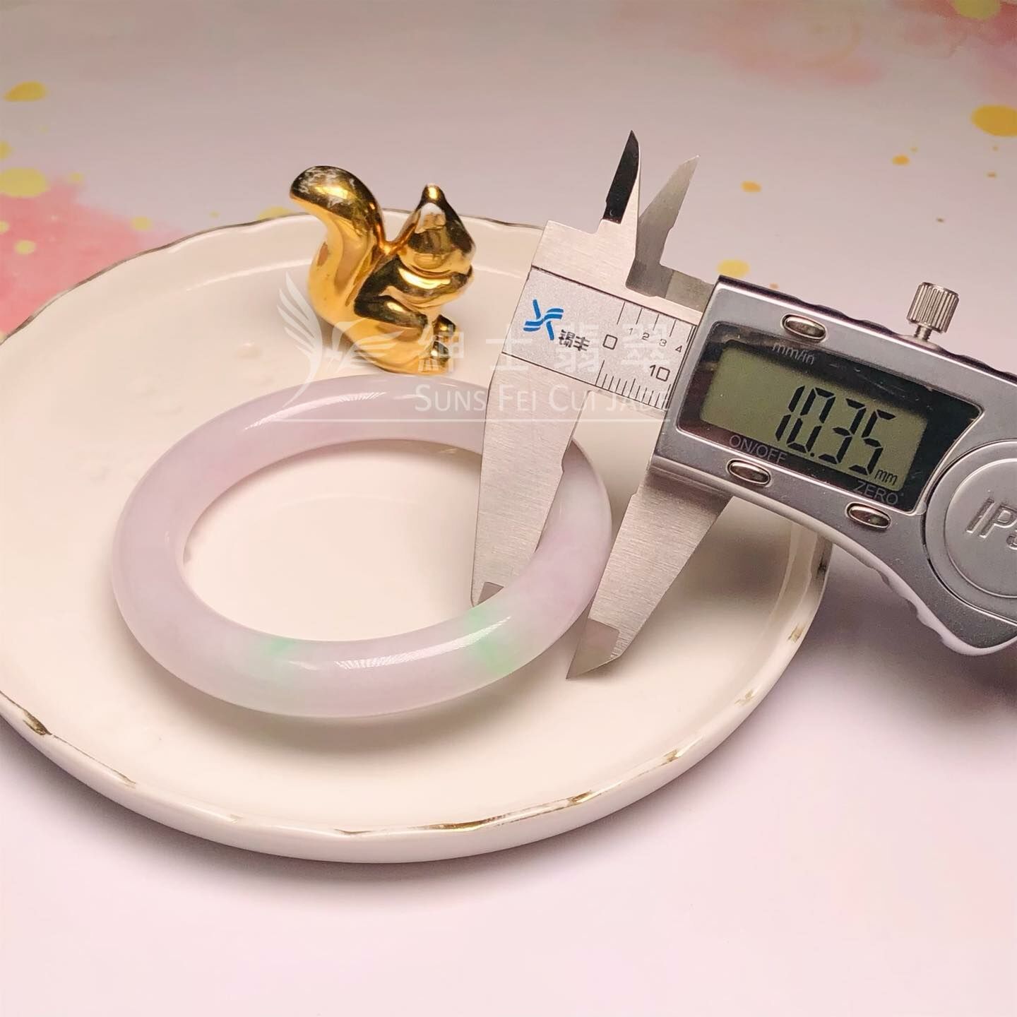 木那粉紫圓鐲52.8mm