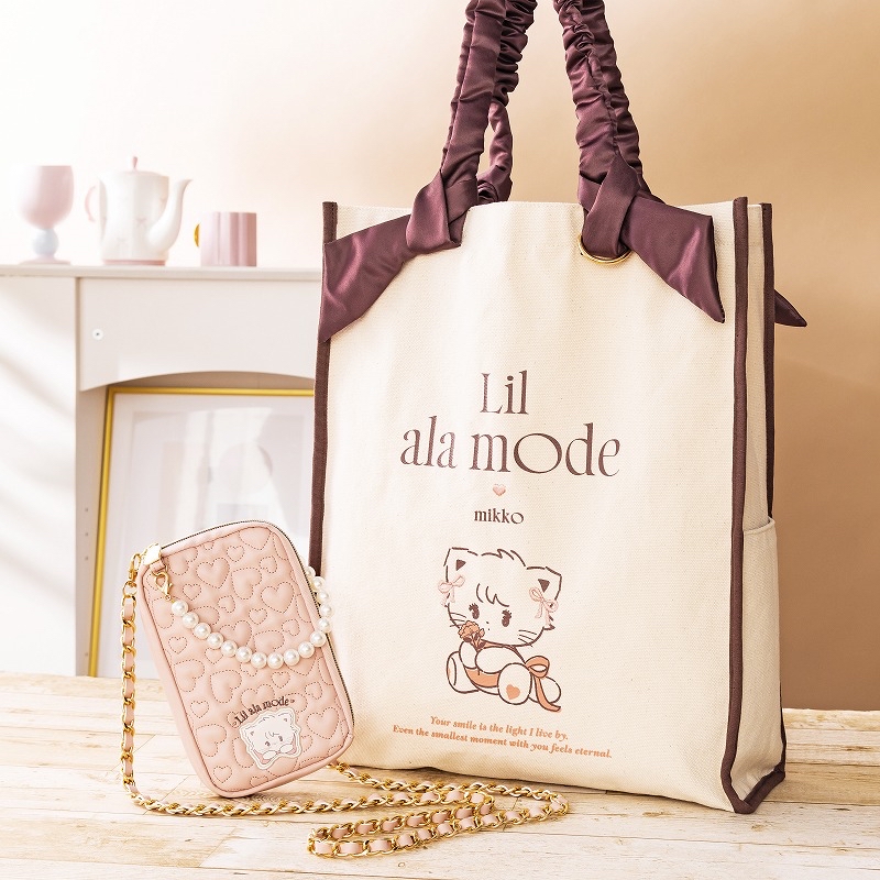  🎀【預訂】 Lil ala mode Tote Bag - Mousse 