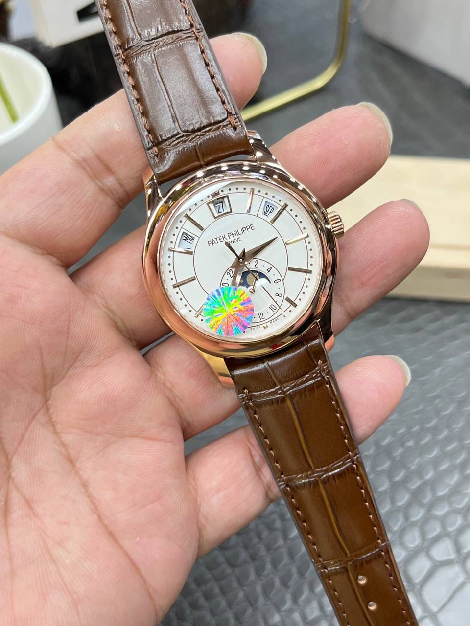 百达翡丽5205G-013复杂功能系列/40mm*11.36mm/搭载Caliber324 S QALU 24H/206全自动机械🚀🚀