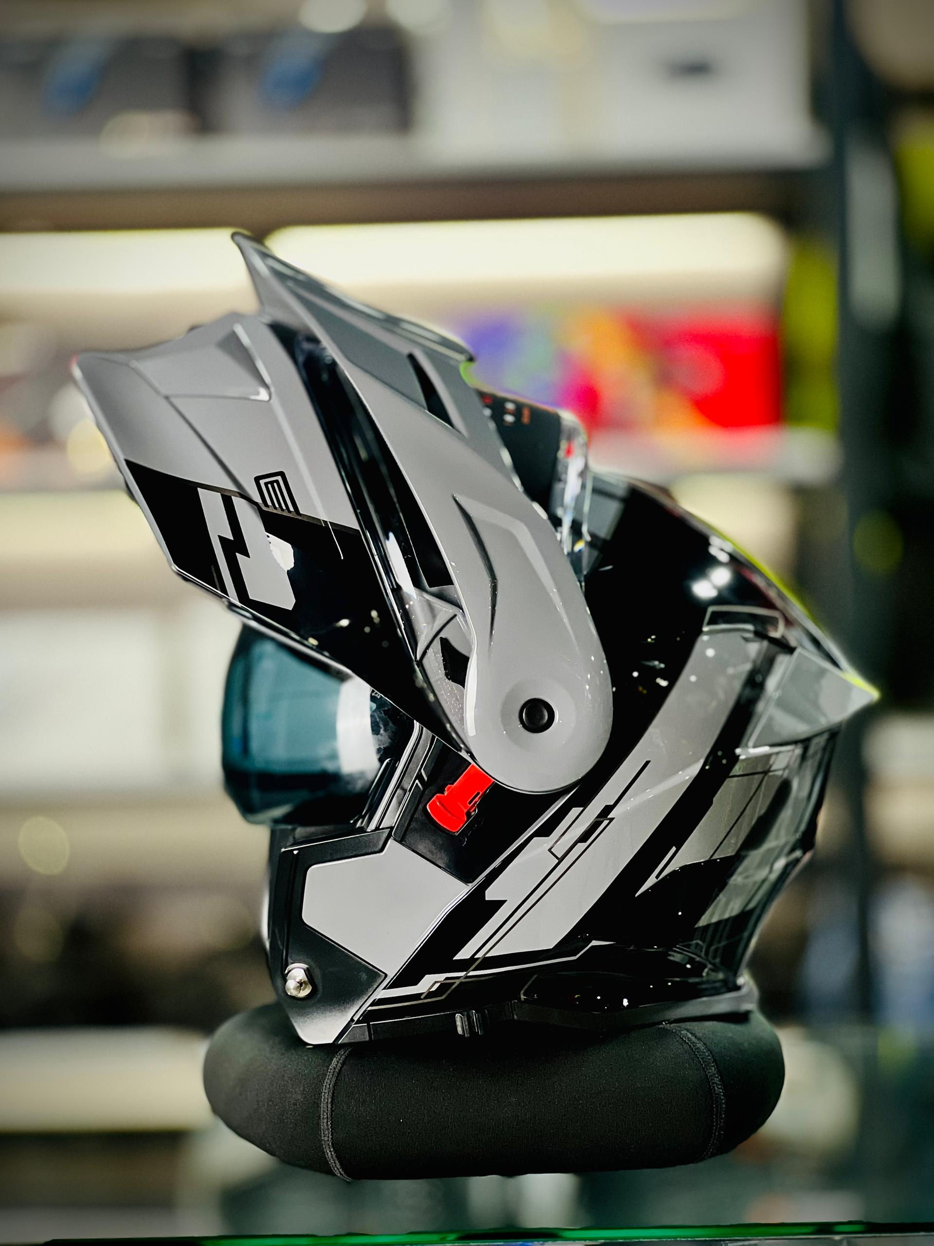 ORIGINE ADVENTURE CYBORG Helmet | Flip Up Touring Helmet | Stylish & Comfortable | ECE 22.06