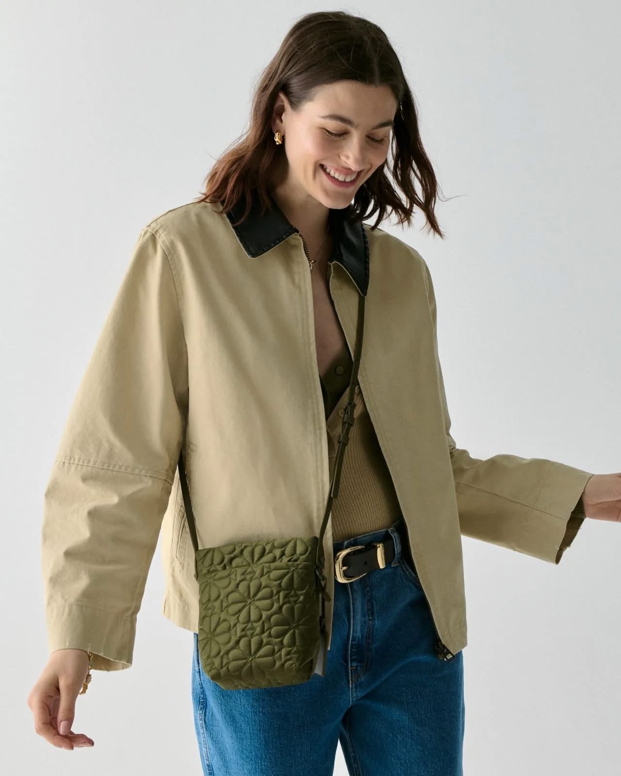 ✈️🇺🇸🇨🇦Kate Spade 四葉草🍀圖案輕巧嘅小袋現貨🤩🤩