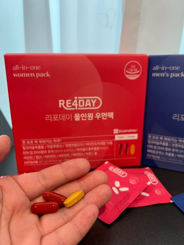 韓國 RE4DAY 女生 多效 綜合維他命 營養丸 30包 / 盒｜ALL-IN-ONE WOMEN’S PACK