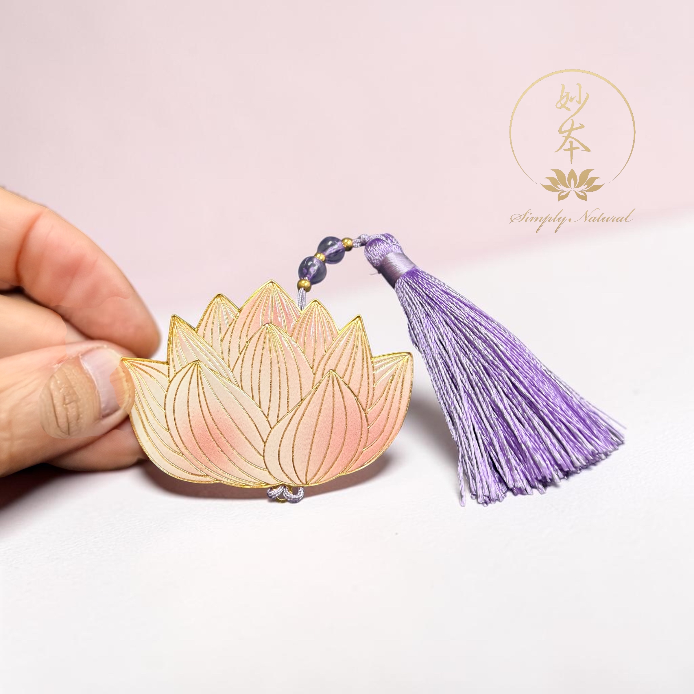 蓮花書簽（粉紅）