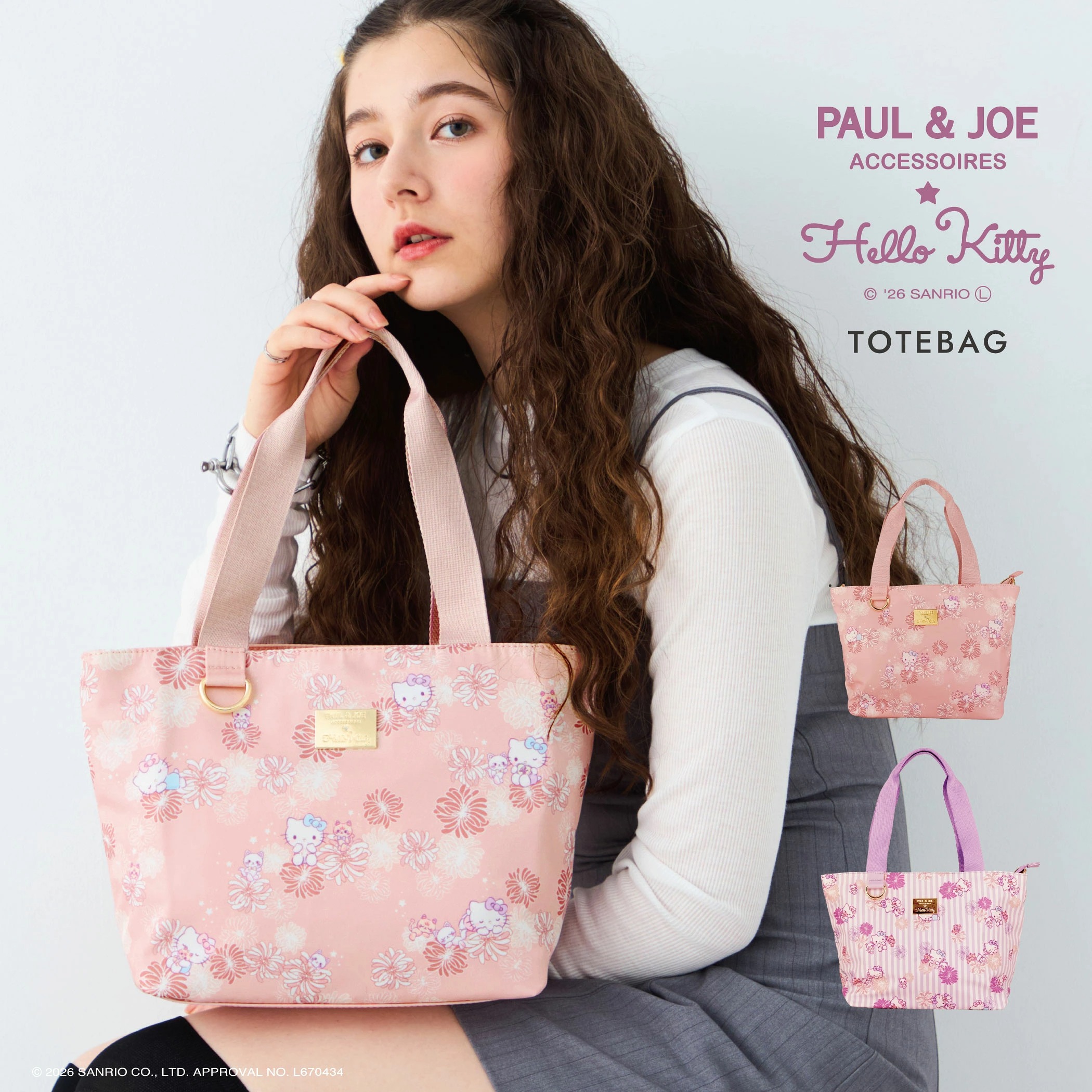 🎀【預訂】PAUL & JOE ACCESSOIRES x Kitty Tote Bag V