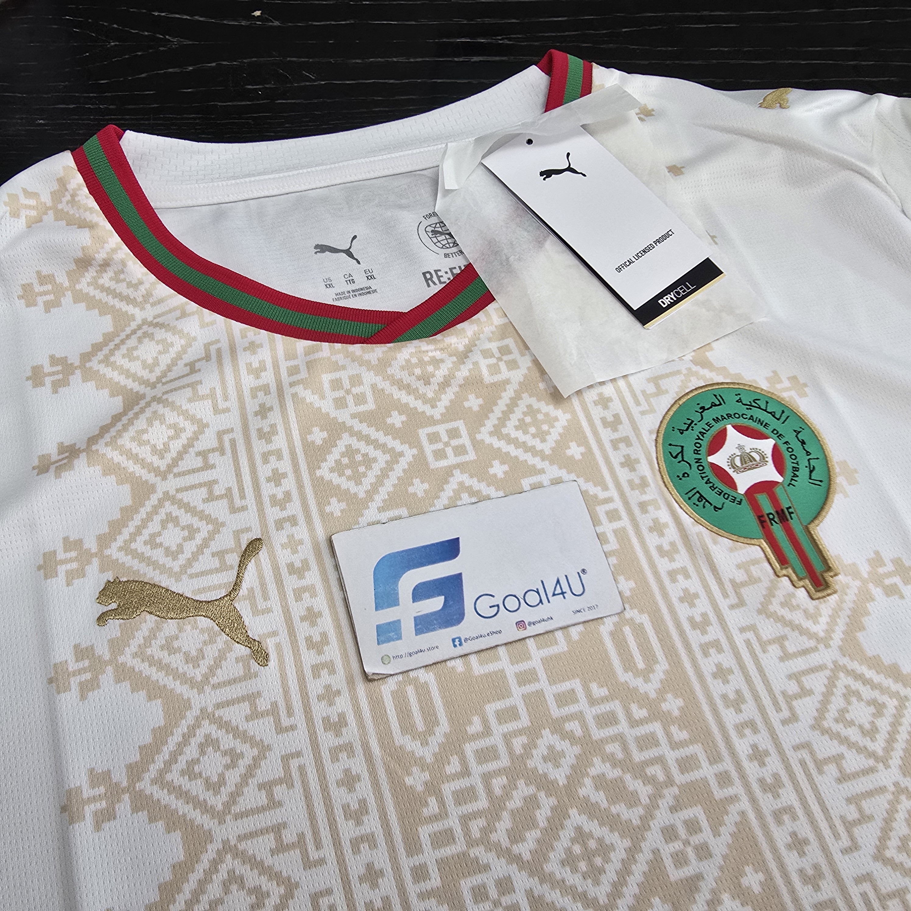 Puma Morocco 摩洛哥 2026-27 作客球迷版球衣 (可加印字) 783318