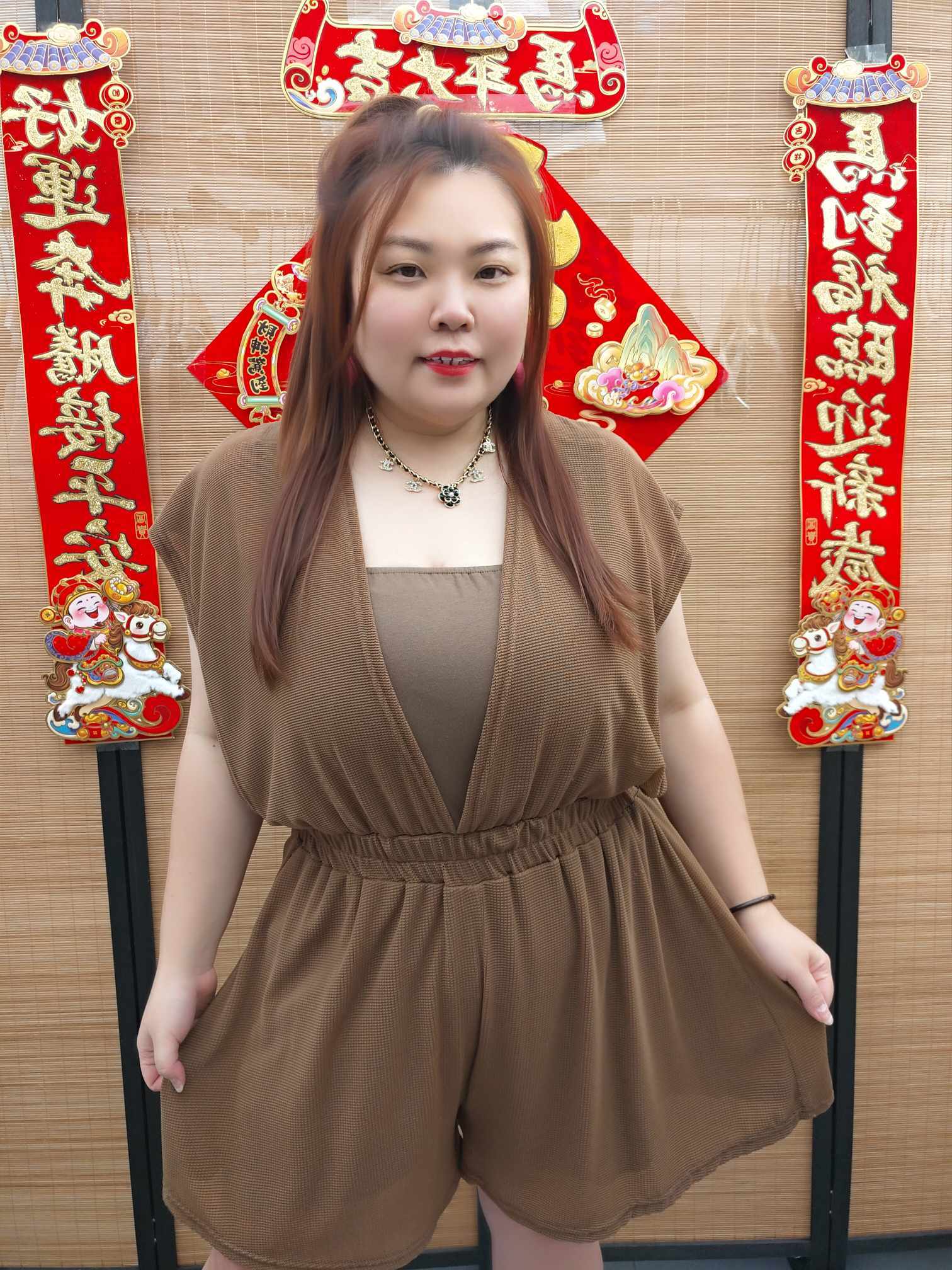 DDD10 TW#8088(A9) 大V设计连体裤