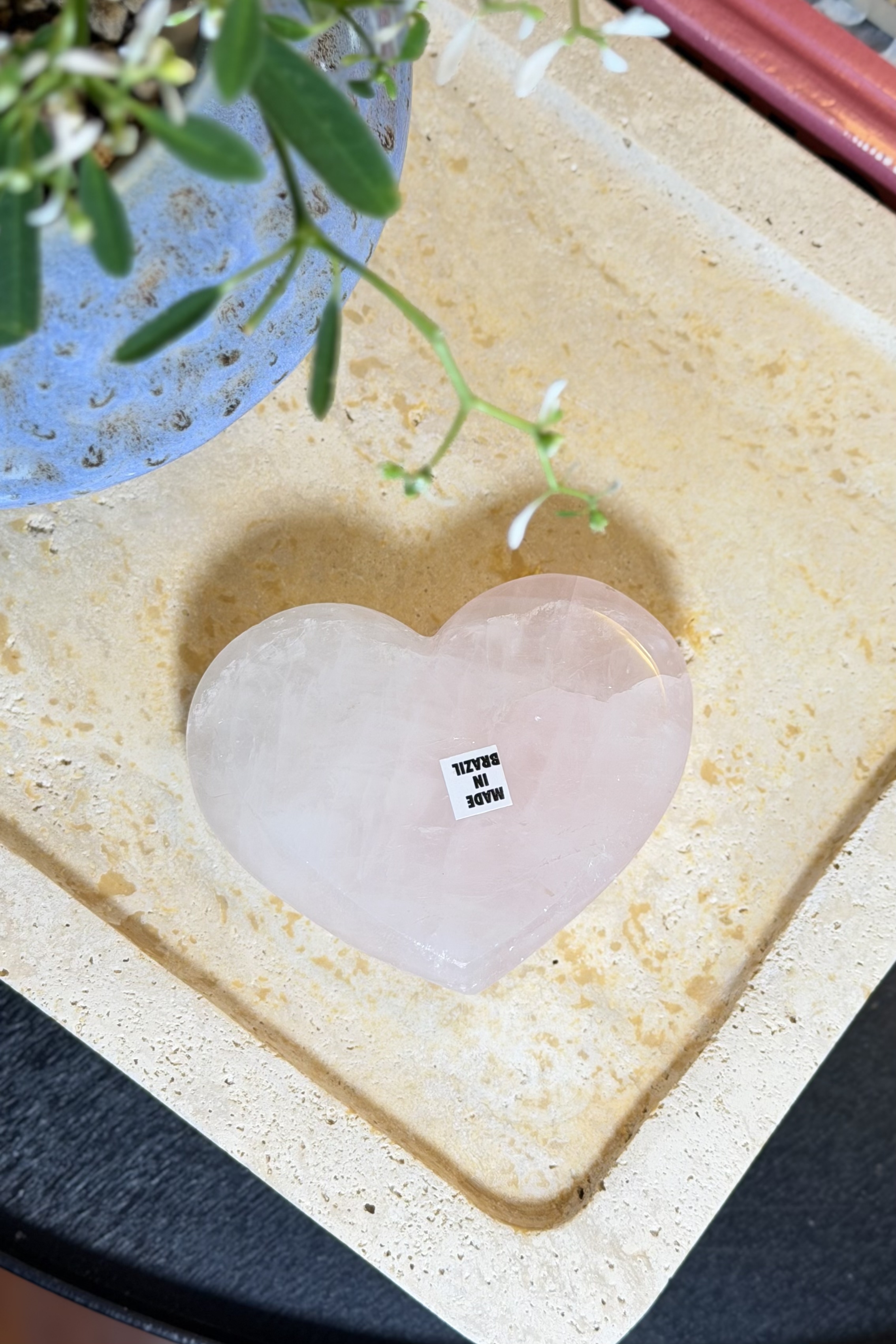༒8.4cm 粉水晶愛心༒   RQ.6847H5T-RA2*1m8