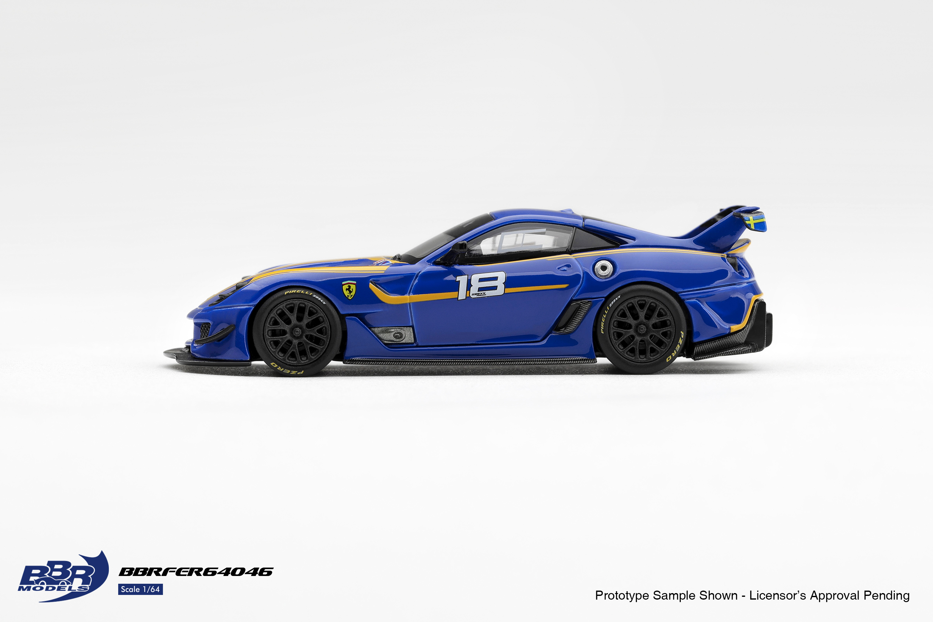 Pre Order - BBR Models ( BBRFER64046 ) Ferrari 599XX Evo #18 / 預訂優惠價 Pre-Order Price: HK$176